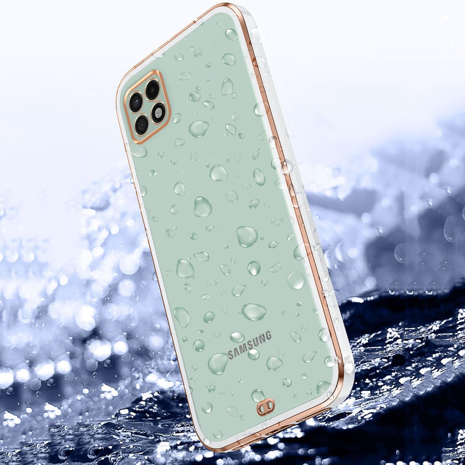 Pikkme Samsung A22/F42 5G Chrome white phone cover – photo 4