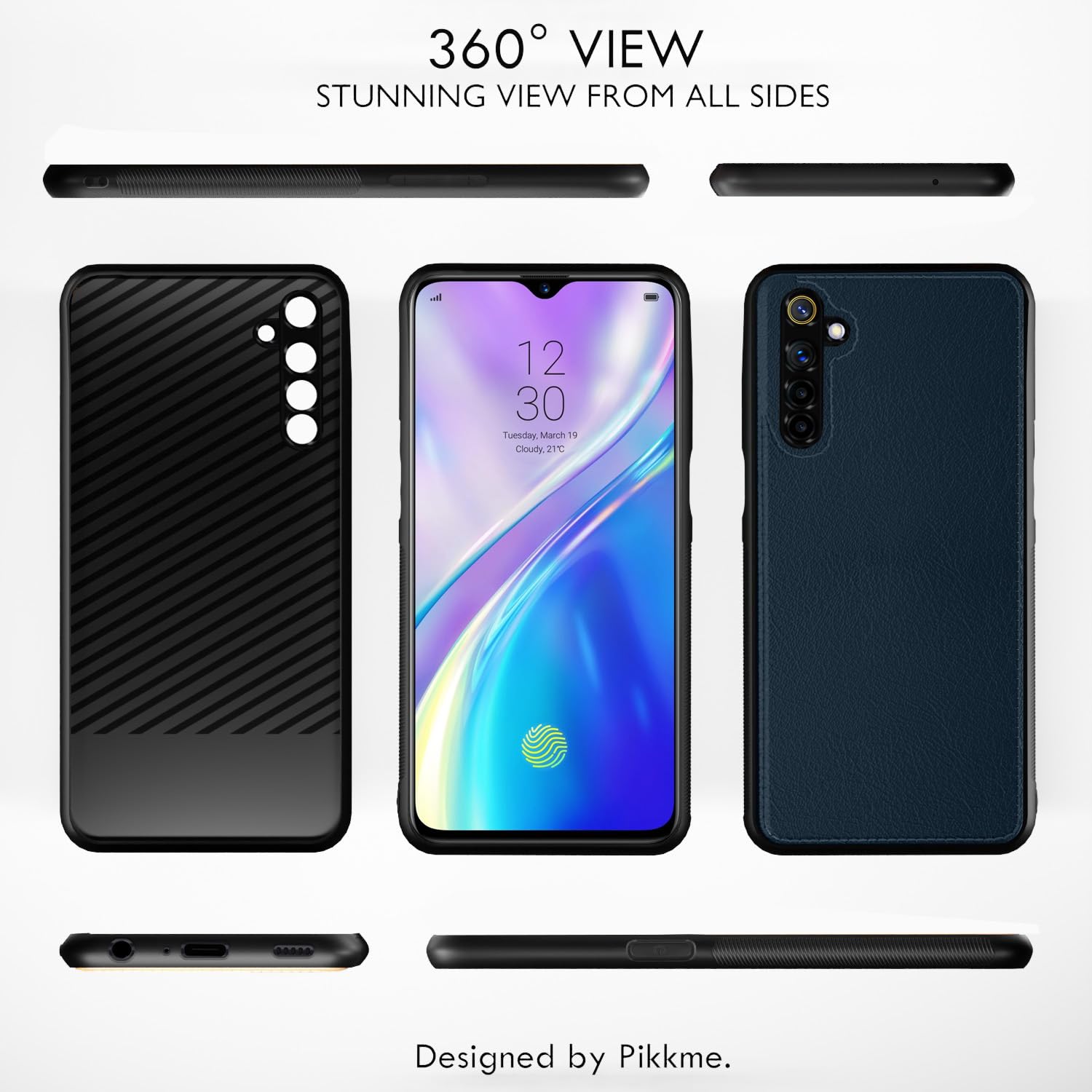 Blue mobile cover for Realme XT/X2 – Pikkme – photo 3