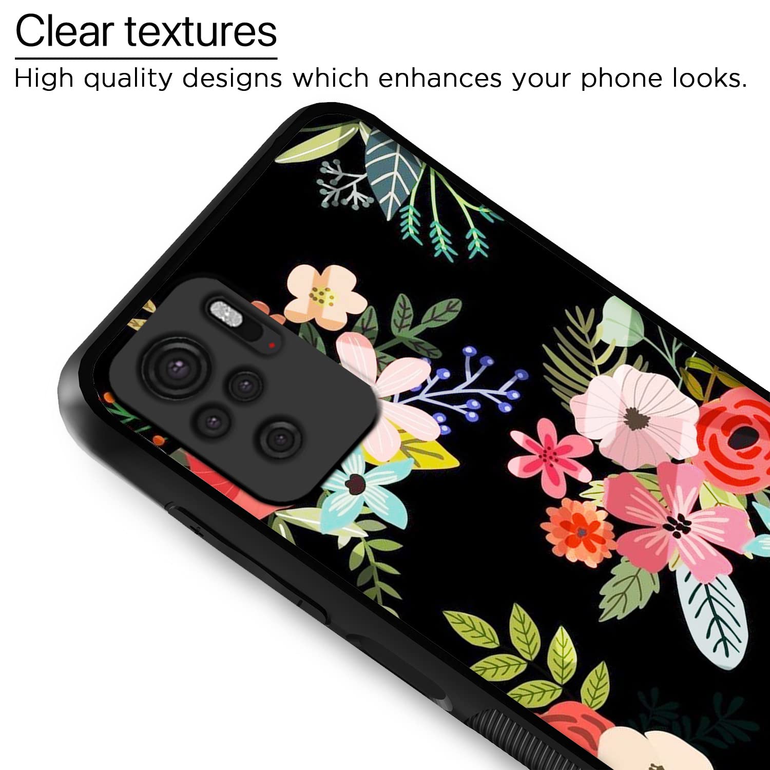 Redmi Note 10/Note 10s Flower back cover by Pikkme – photo 4