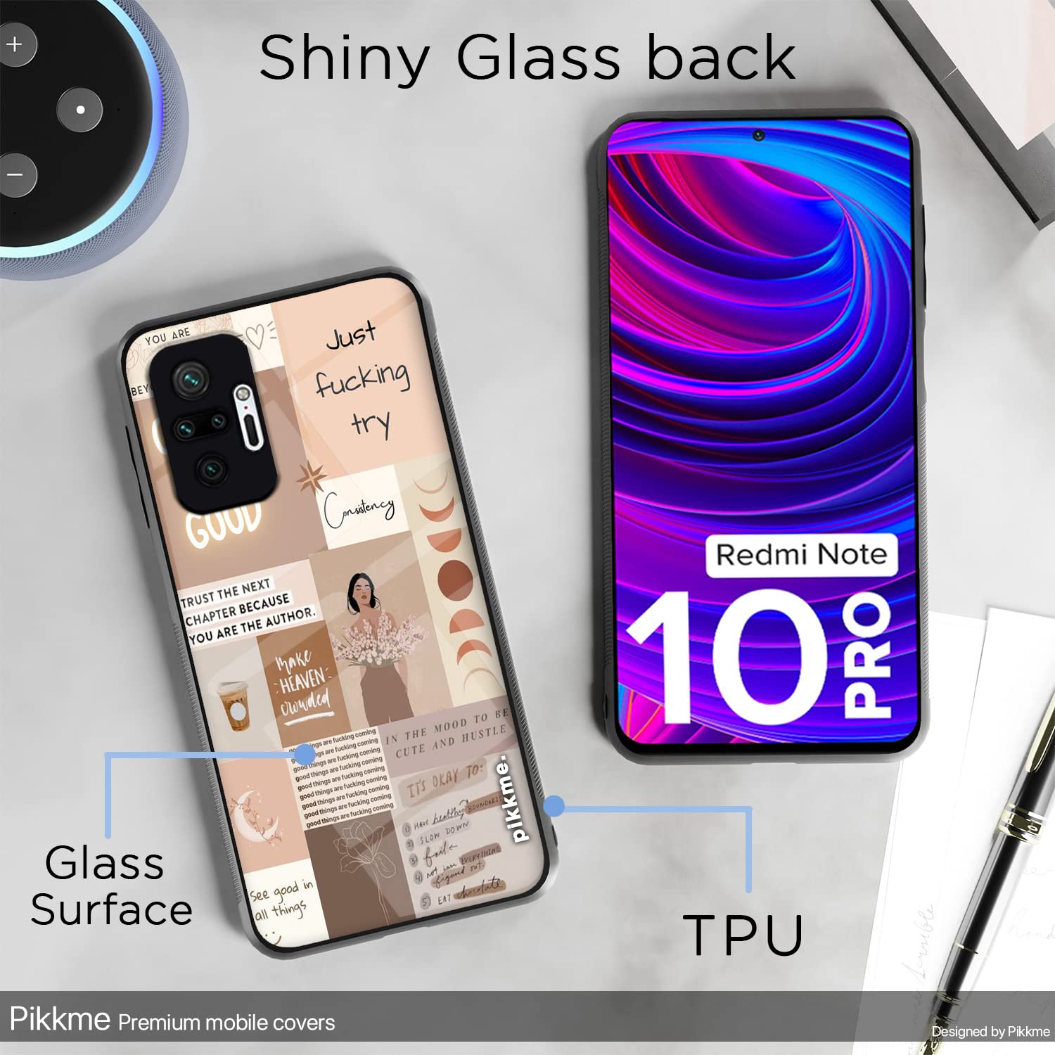 Redmi Note 10 Pro/Note 10 Pro Max Hybrid phone cover by Pikkme – photo 3