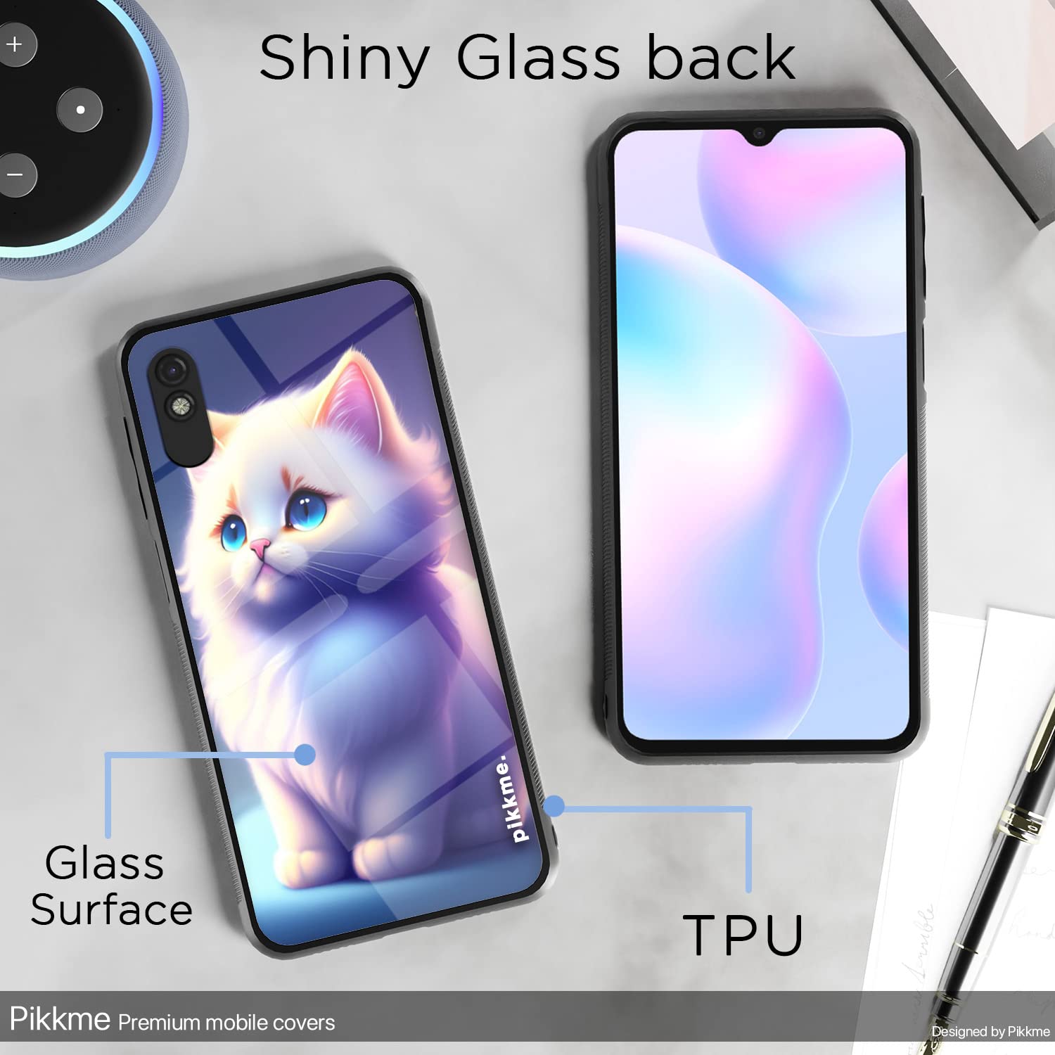 Redmi 9A/9i/9A Sport Cat mobile back cover by Pikkme – photo 3
