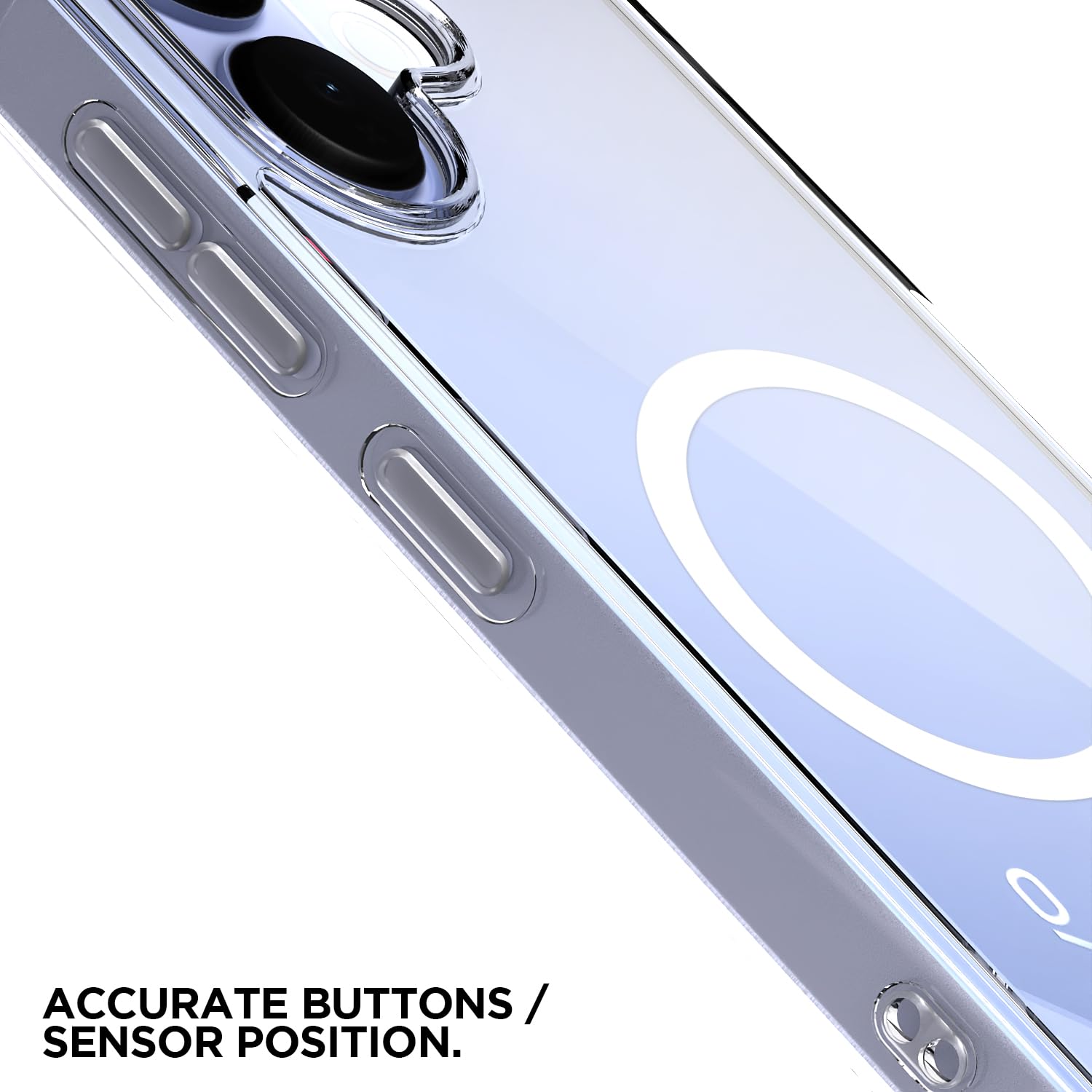 Pikkme Vivo V60 Lite 5G MagSafe transparent mag-safe back cover – photo 6