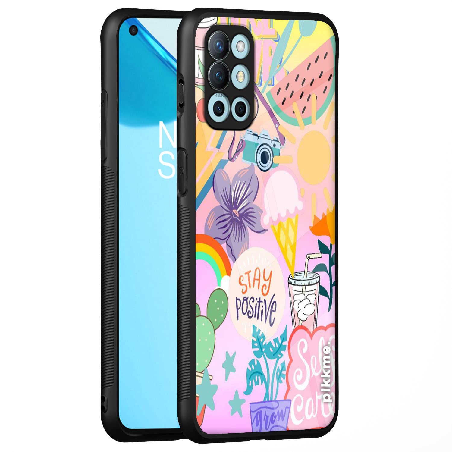 Pikkme Hybrid mobile back cover for OnePlus 8T