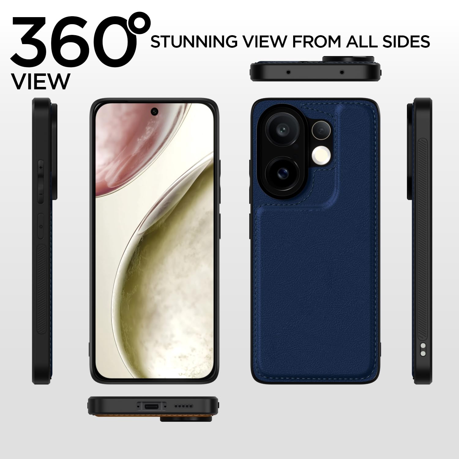 Pikkme blue back cover for Vivo X200 FE 5G – photo 4
