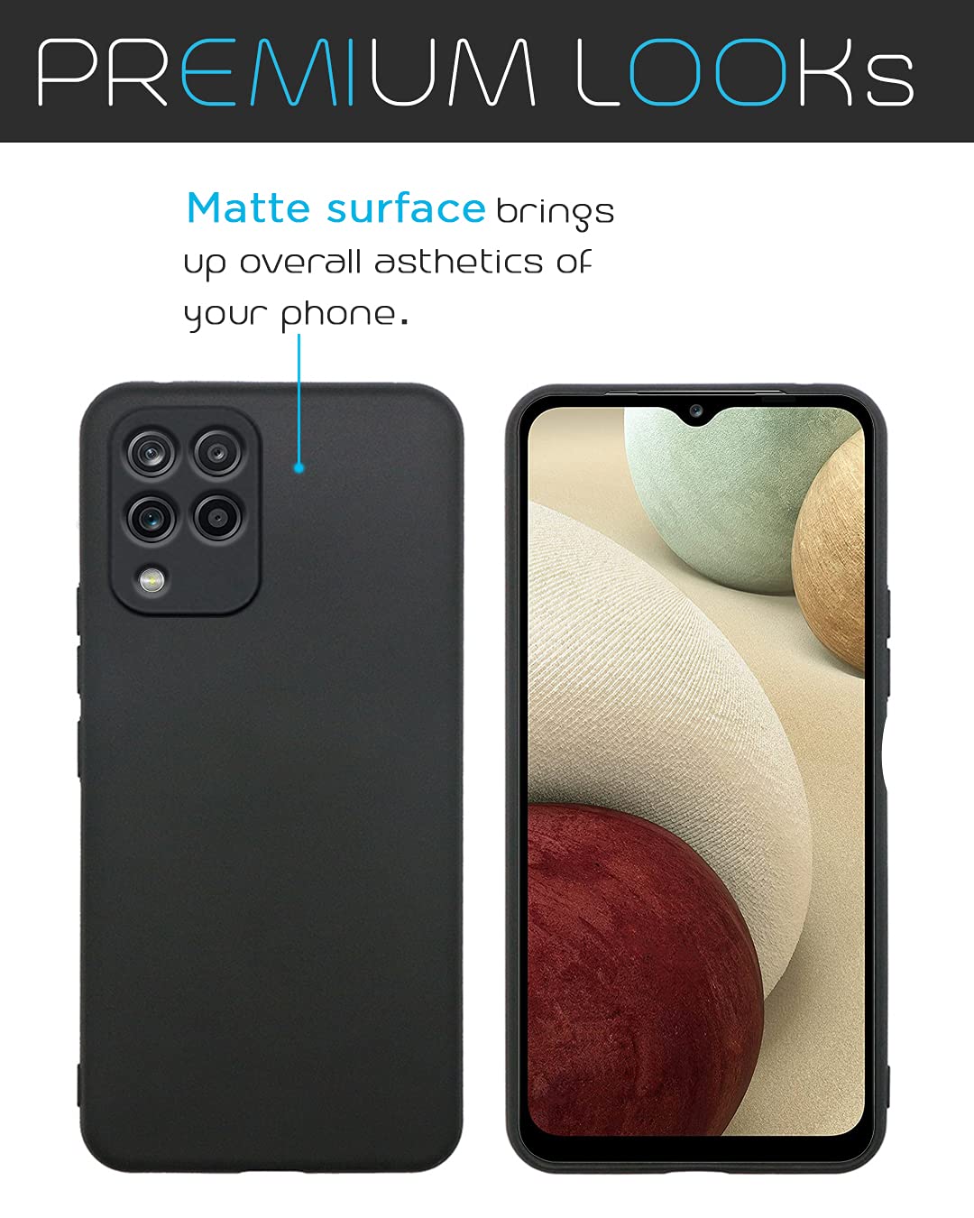 Pikkme Samsung A12 black mobile back cover – photo 3