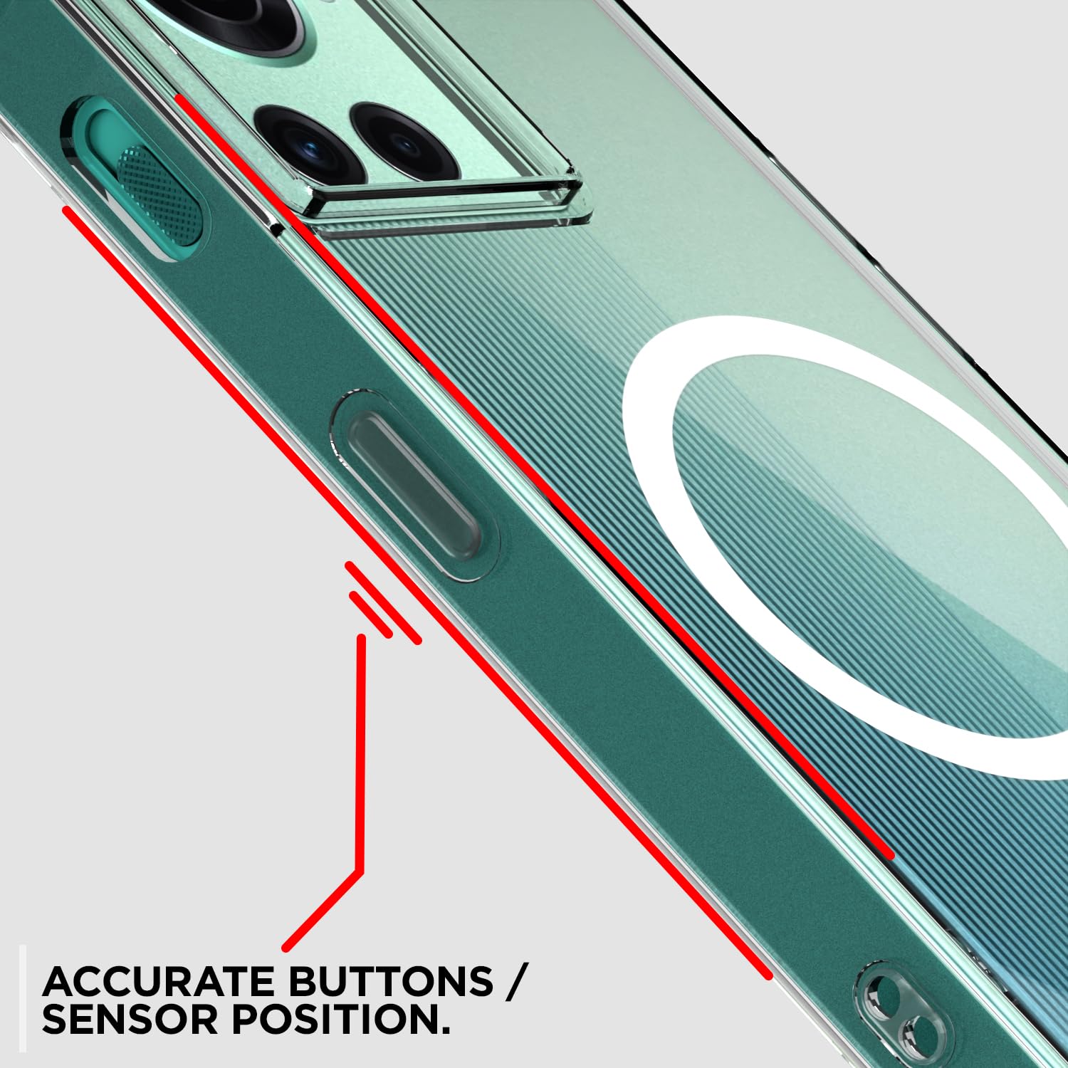 Transparent mag-safe mobile cover for OnePlus 10R 5G – Pikkme – photo 6