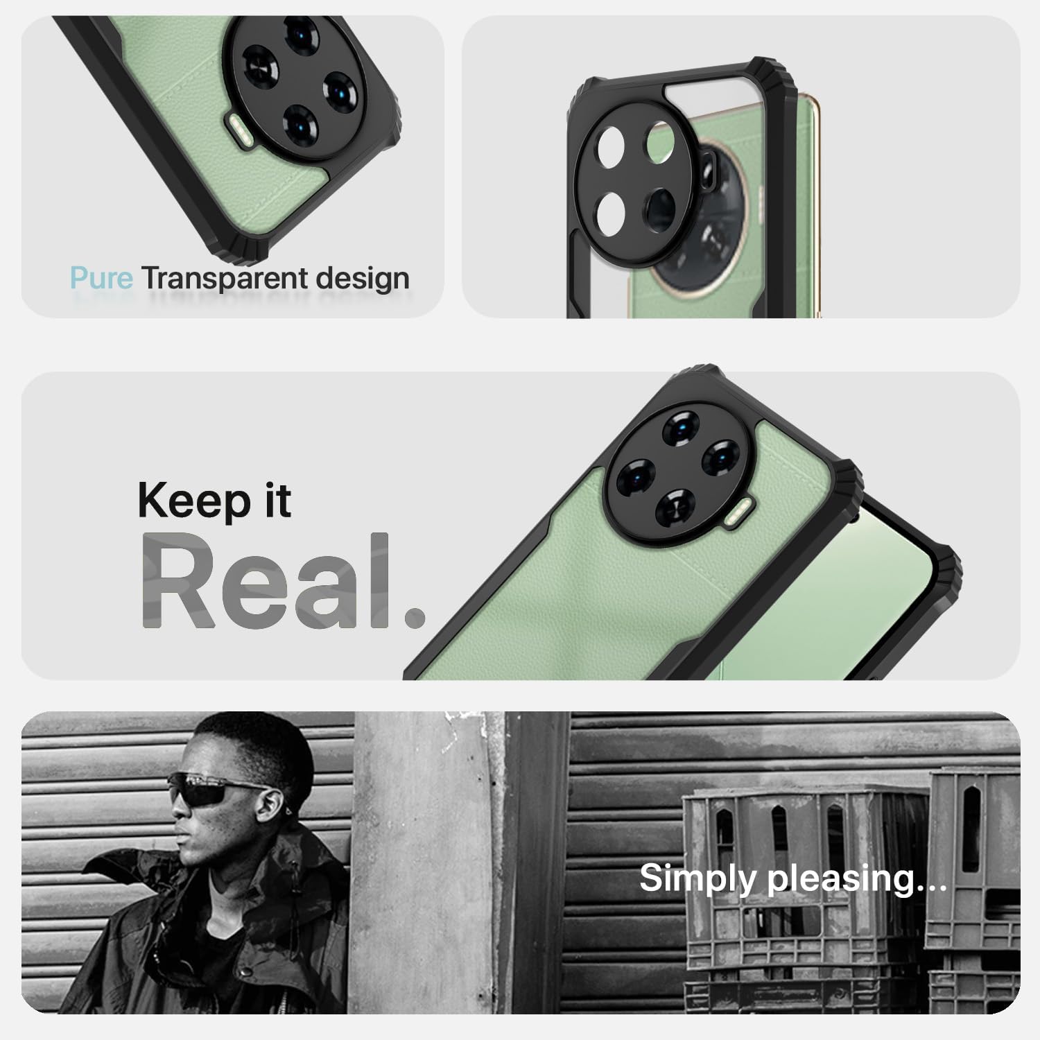 Pikkme Tecno Spark 20 Pro Plus 5G black back cover – photo 3