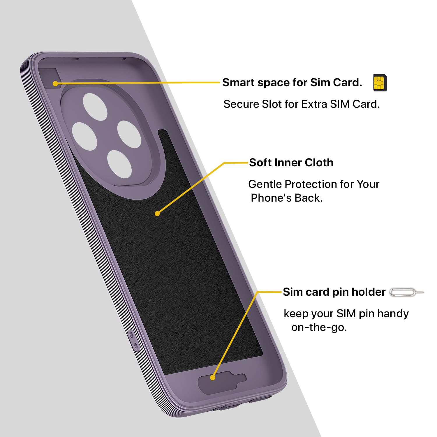 Pikkme light purple MagSafe back cover for Oppo F31 Pro 5G – photo 6
