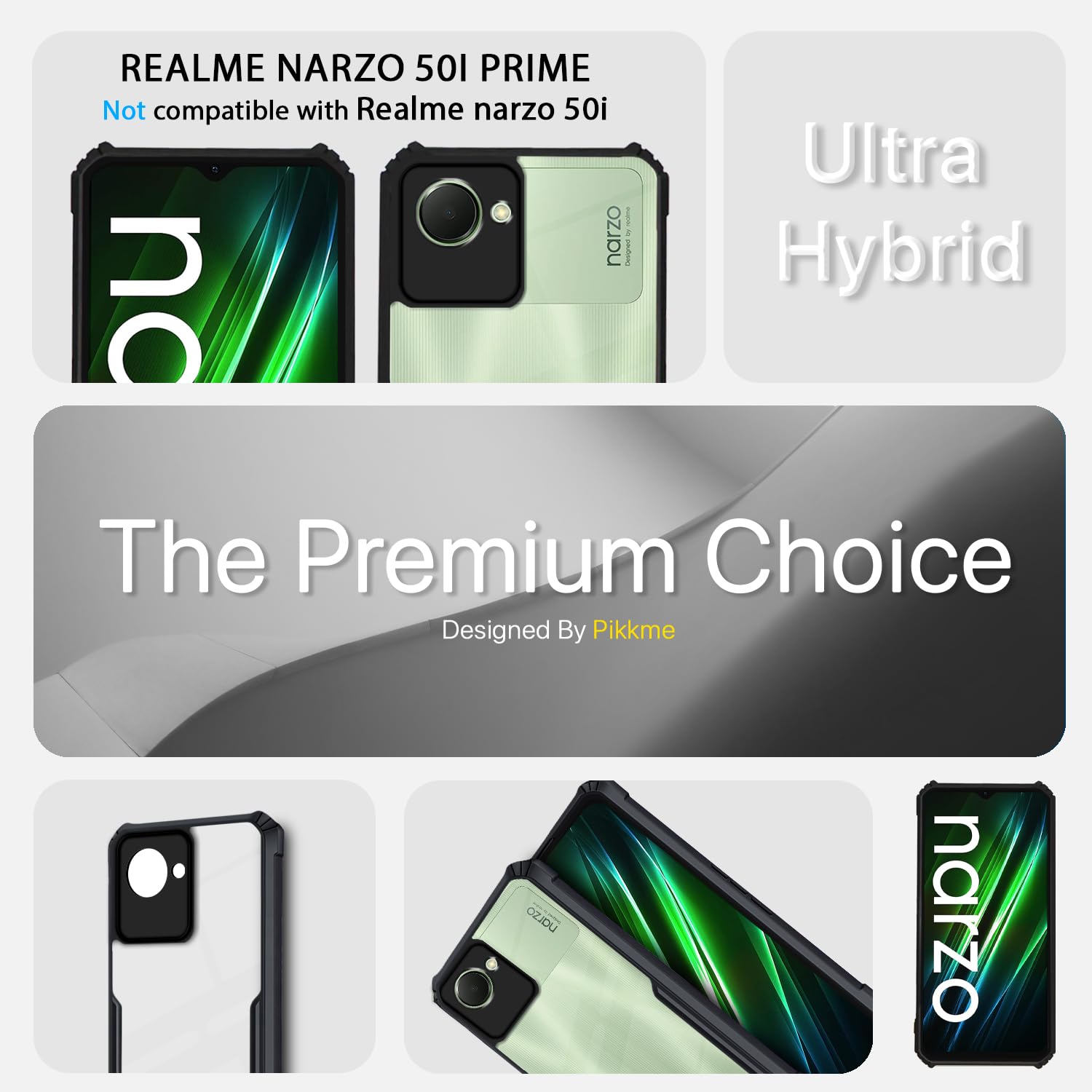 Pikkme black mobile cover for Realme Narzo 50i Prime/C30 – photo 2