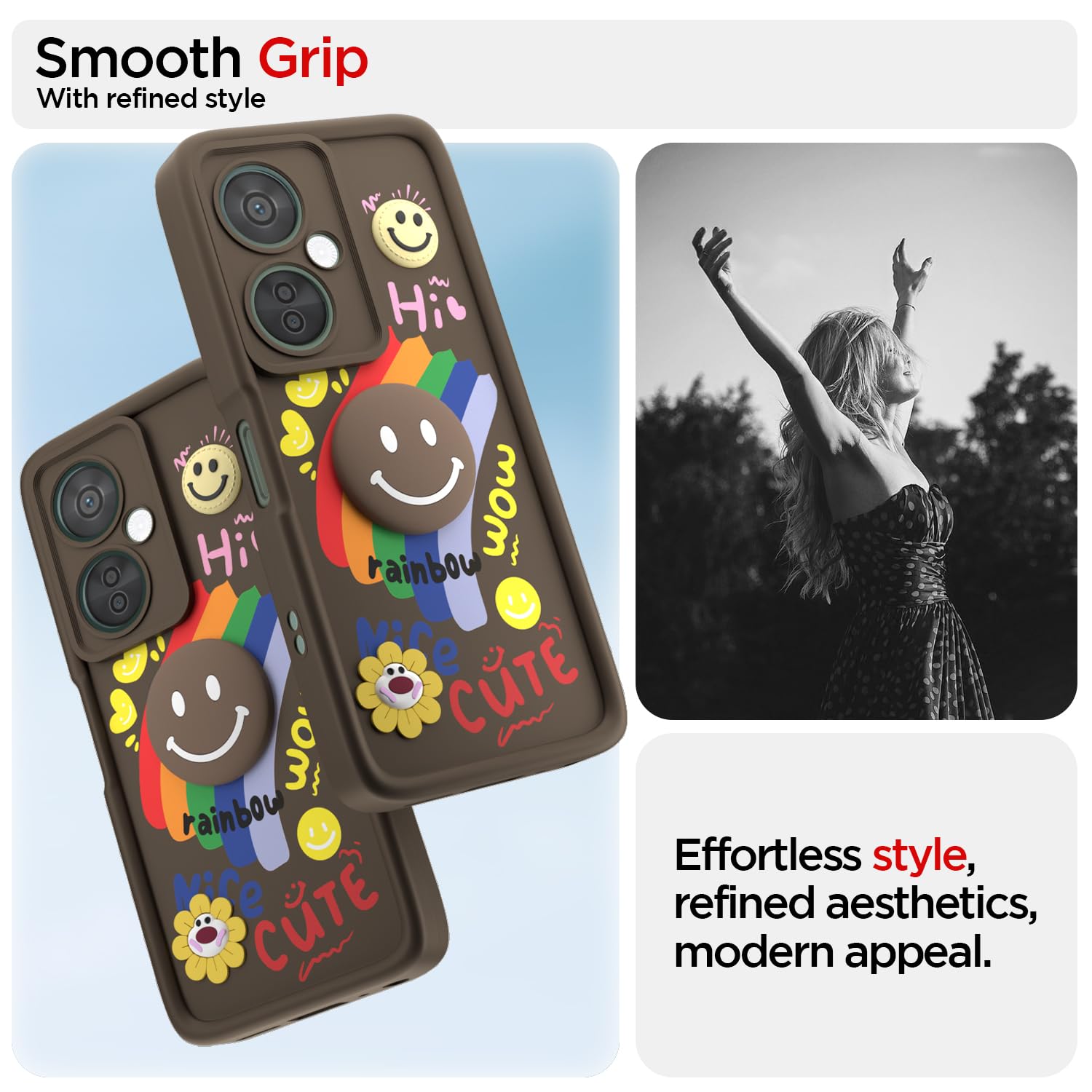 Brown mobile cover for OnePlus Nord CE 3 Lite/Nord N30 5G – Pikkme – photo 2