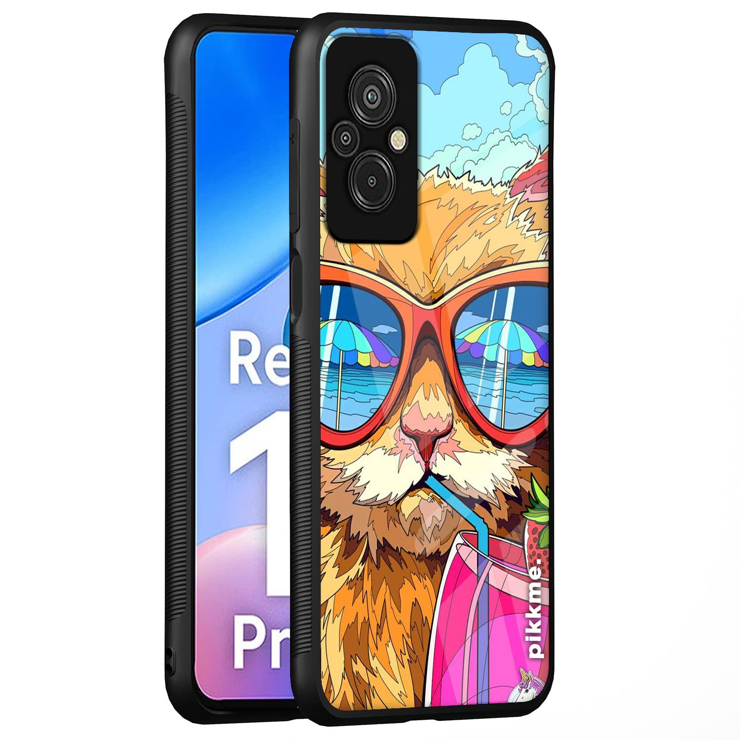 Pikkme Cat phone cover for Redmi 11 Prime 4G
