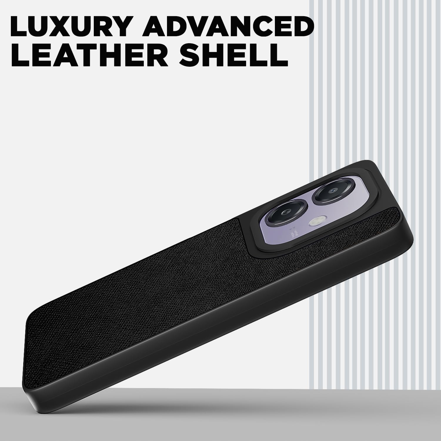 Black Leatherback phone cover for Oppo A3x 5G/A3x 4G – Pikkme – photo 2