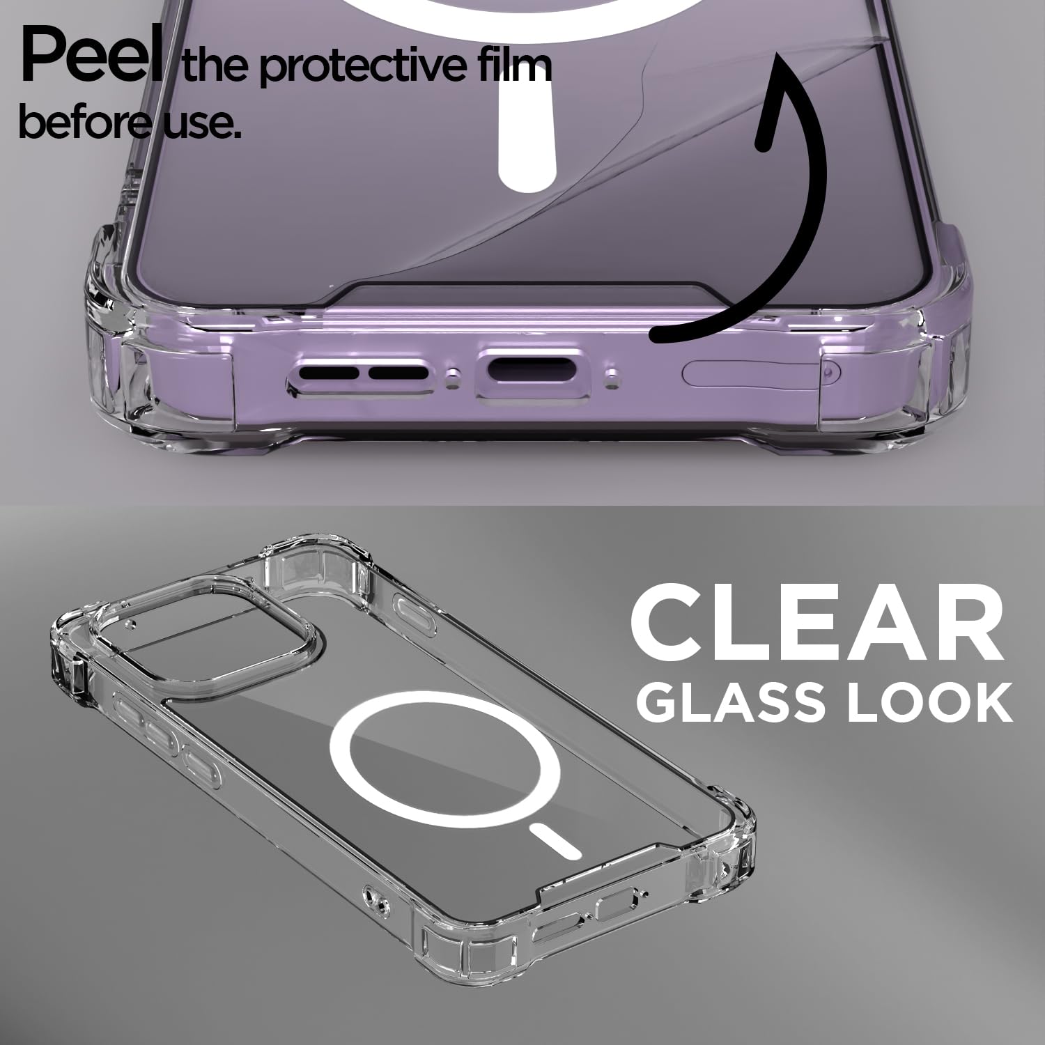 Transparent mag-safe back cover for OnePlus 15 5G – Pikkme – photo 3