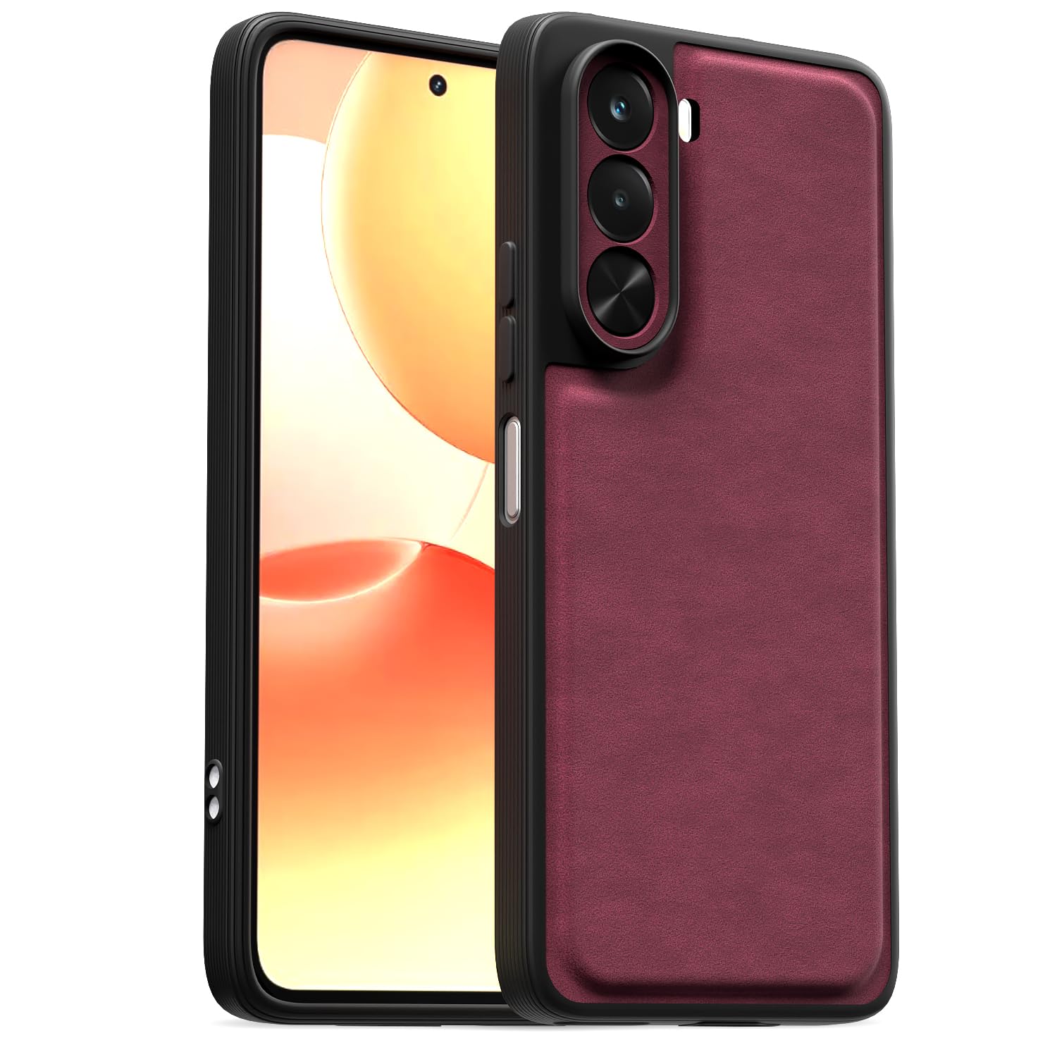 Pikkme purple Leather phone cover for Realme P4x 5G