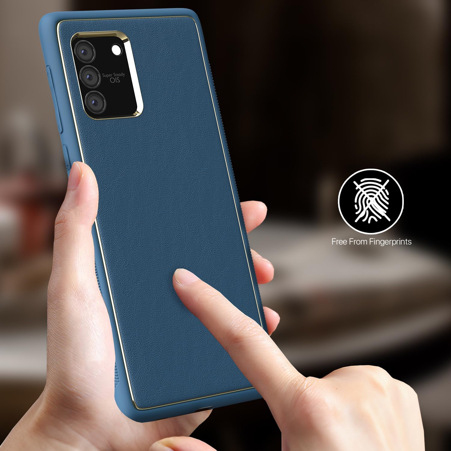 Samsung S10 Lite Chrome phone cover in blue by Pikkme – photo 7