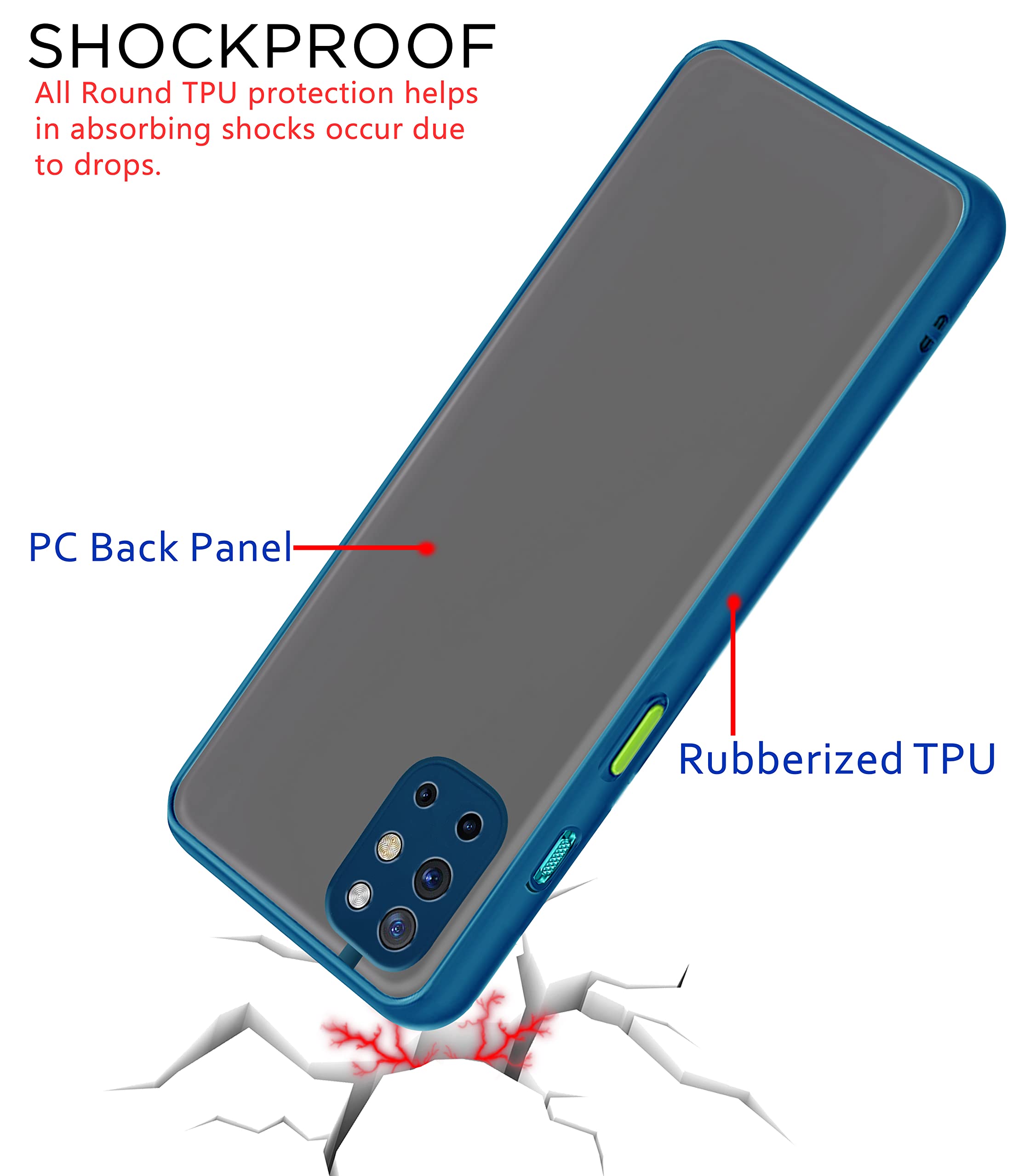 Pikkme blue Matte phone cover for OnePlus 8T – photo 4
