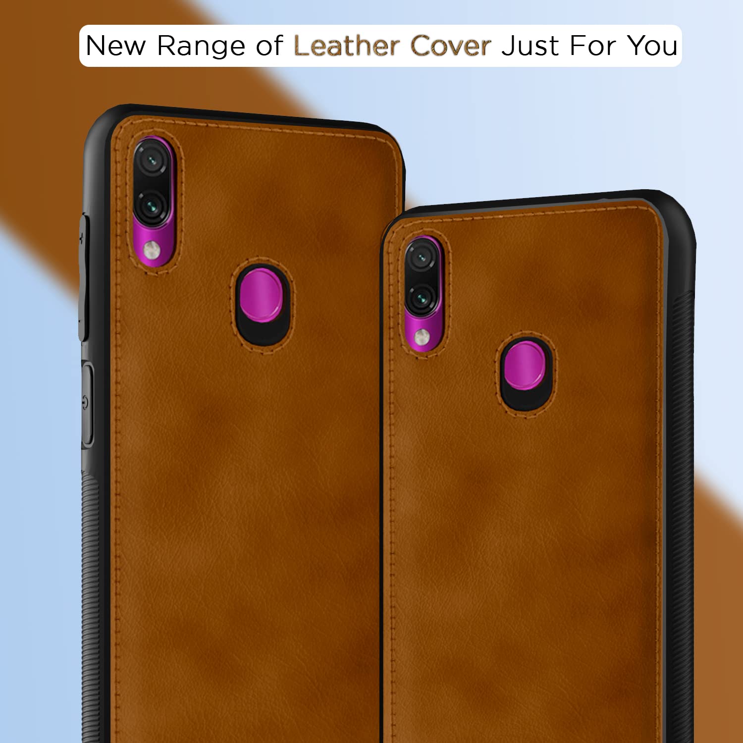Redmi Note 7 Pro/Note 7/Note 7S Leather back cover in brown by Pikkme – photo 7