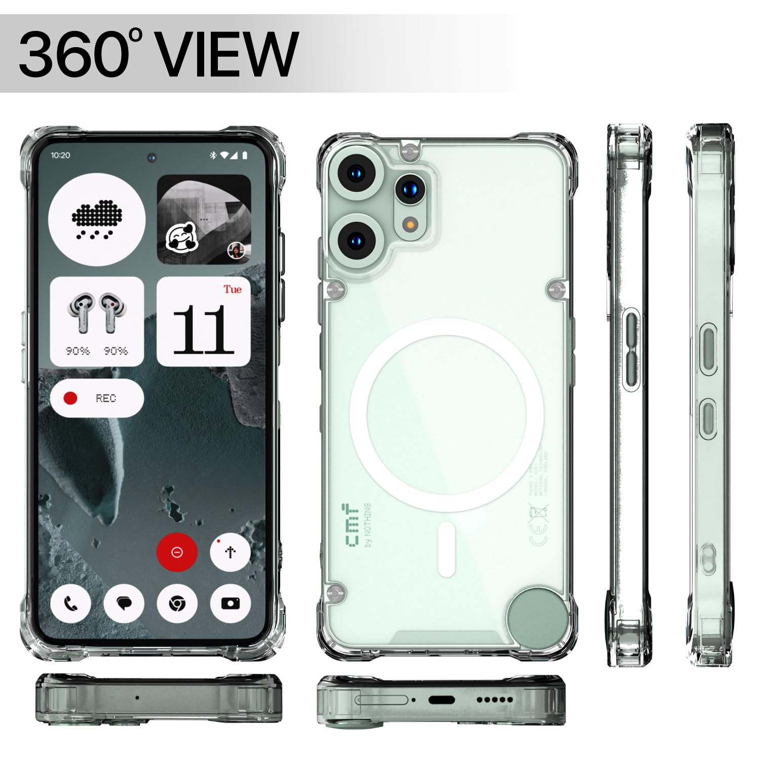 Pikkme transparent mag-safe back cover for CMF Phone 2 Pro 5G – photo 7