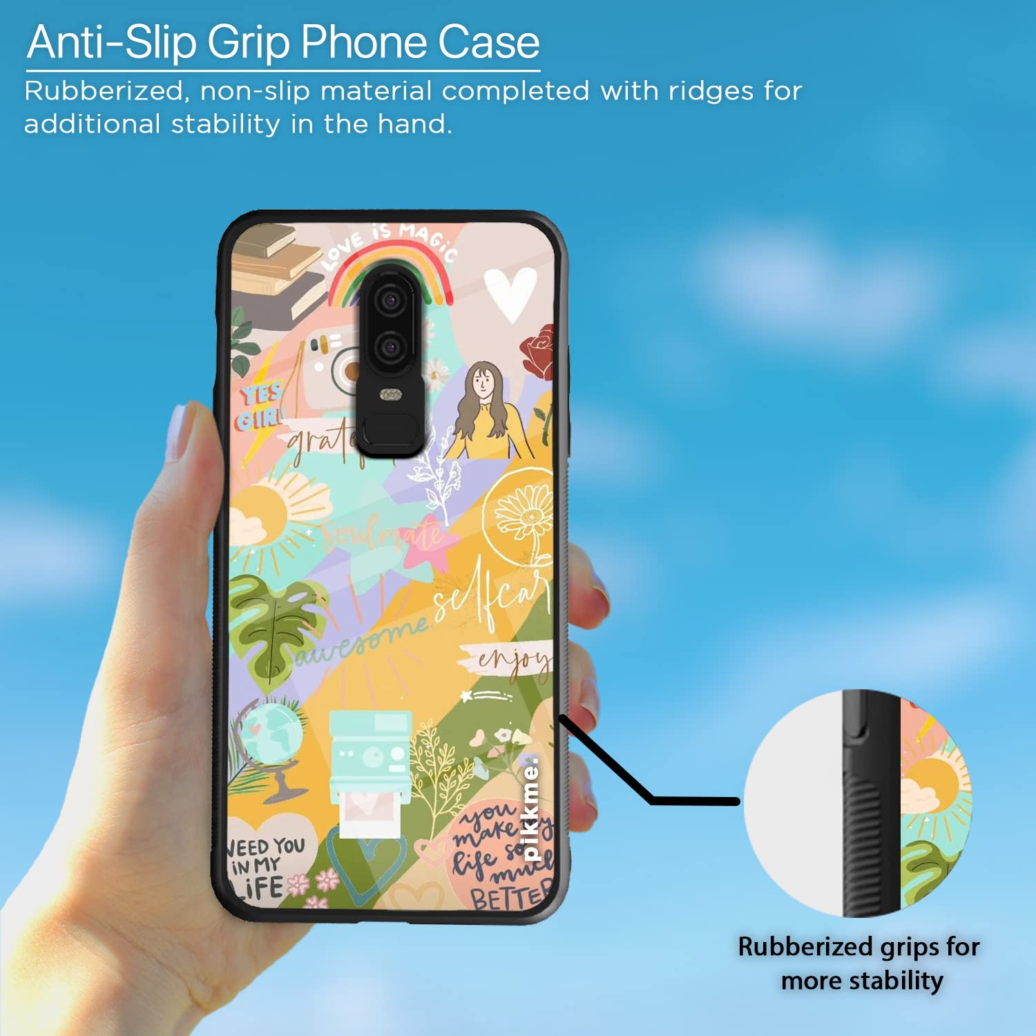 Hybrid Phone cover for OnePlus 6 – Pikkme – photo 5