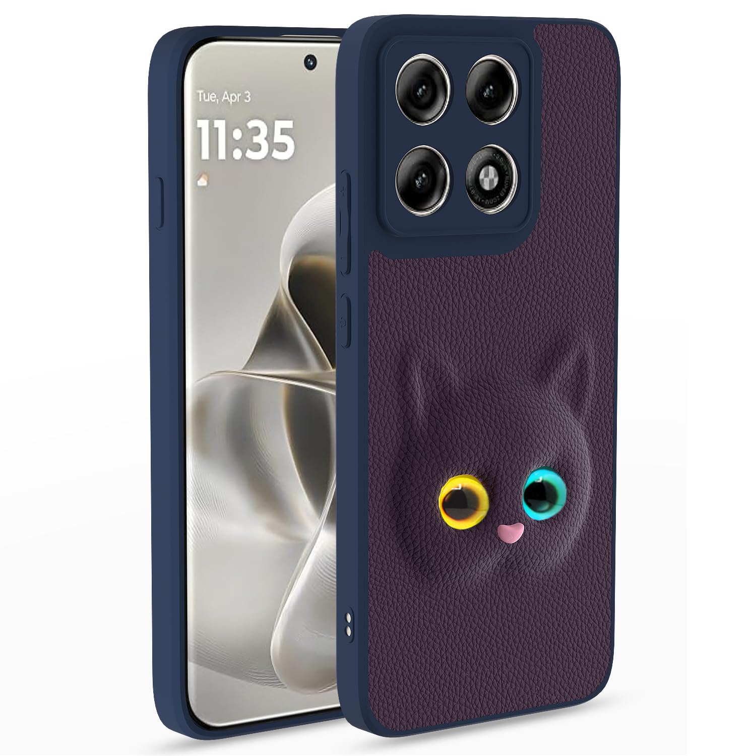Pikkme purple back cover for Moto Edge 70 Pro 5G