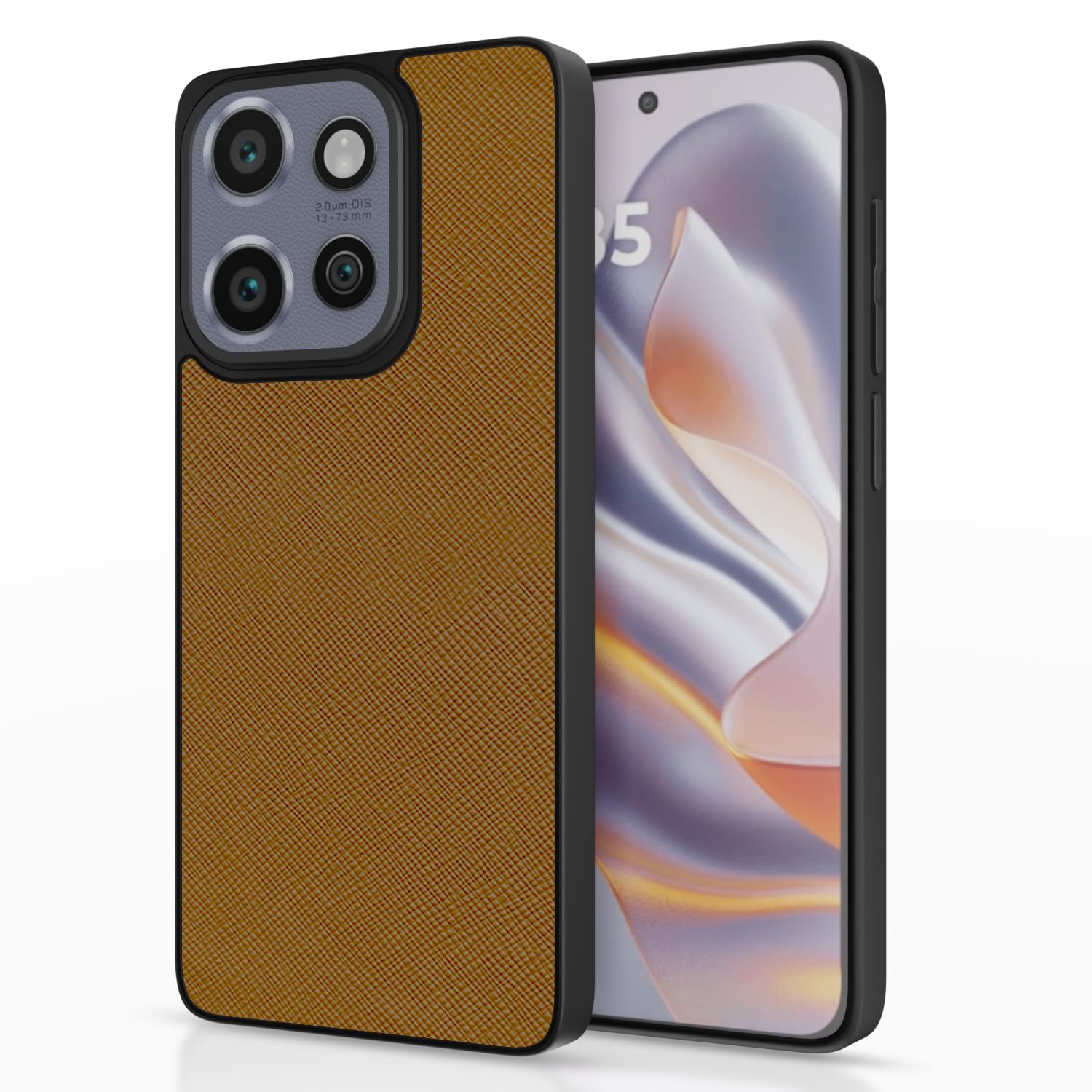 Pikkme Moto Edge 50 Neo 5G tan phone cover