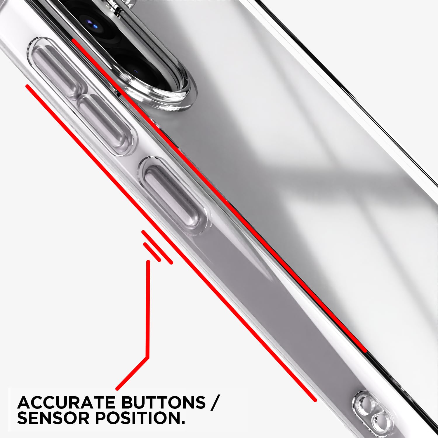 Pikkme Samsung Galaxy A35 5G PC + TPU Crystal Clear Transparent Back Cover (Transparent)
