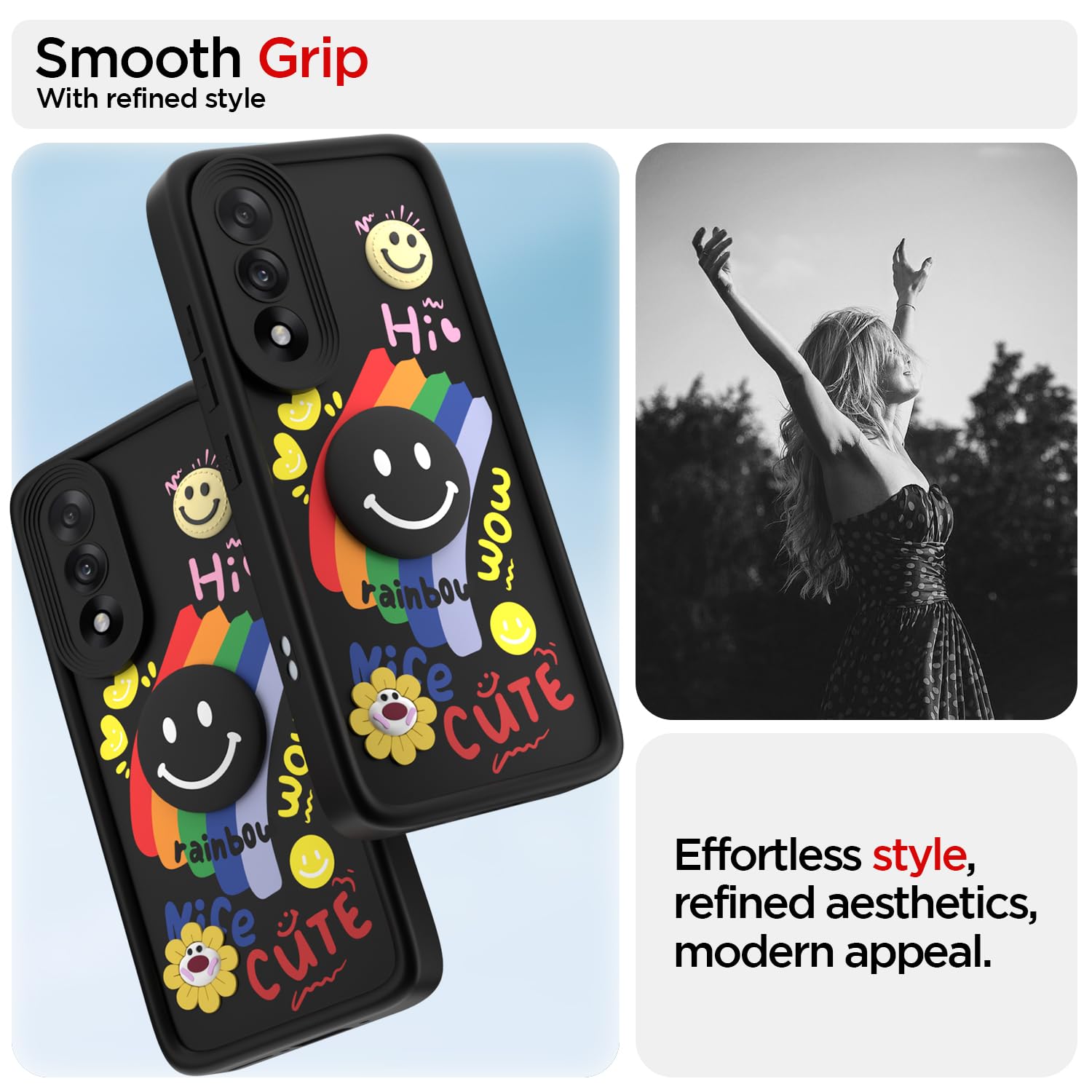 Pikkme black mobile cover for OnePlus Nord 5 5G – photo 2