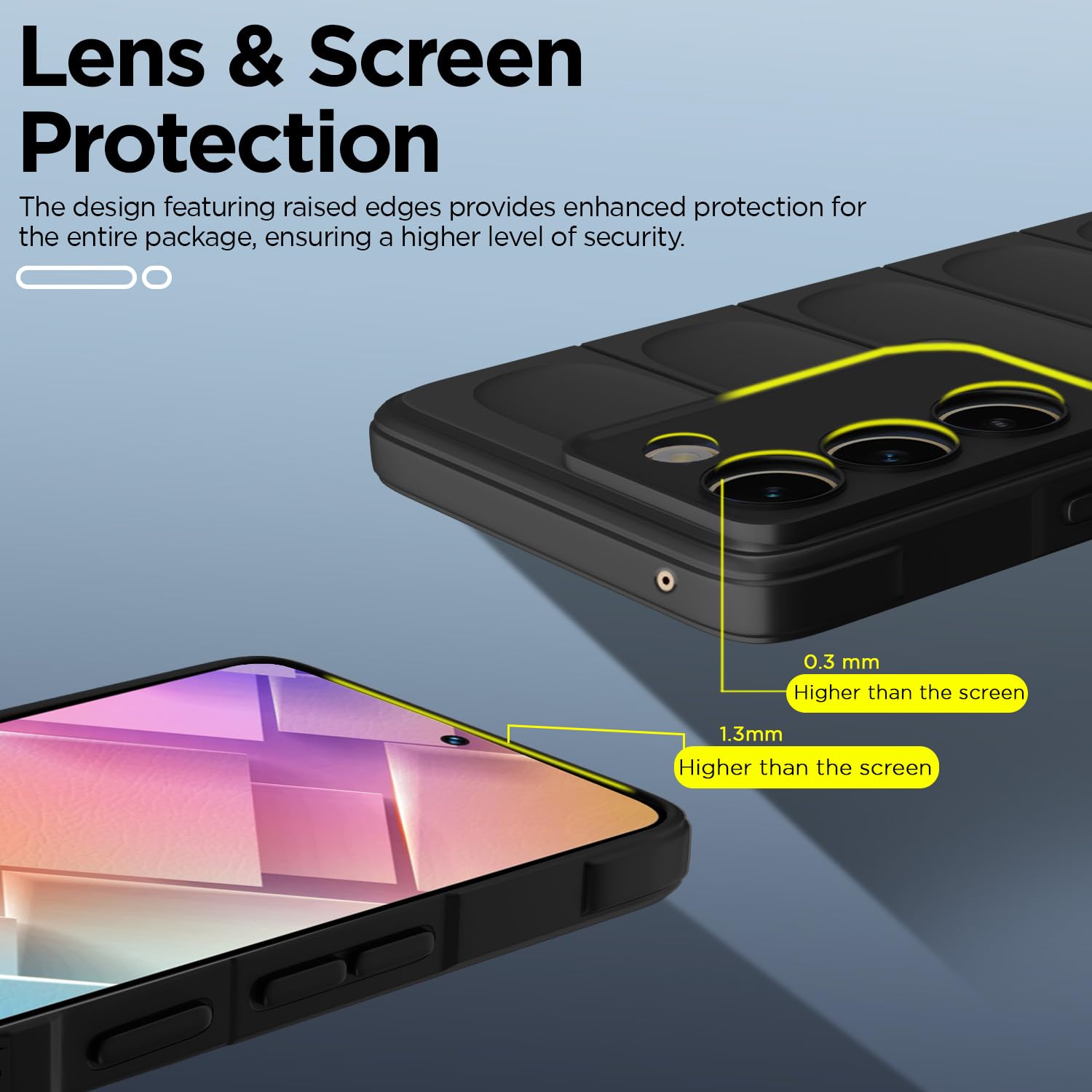 Black mobile cover for Vivo T3/Y200e 5G – Pikkme – photo 4