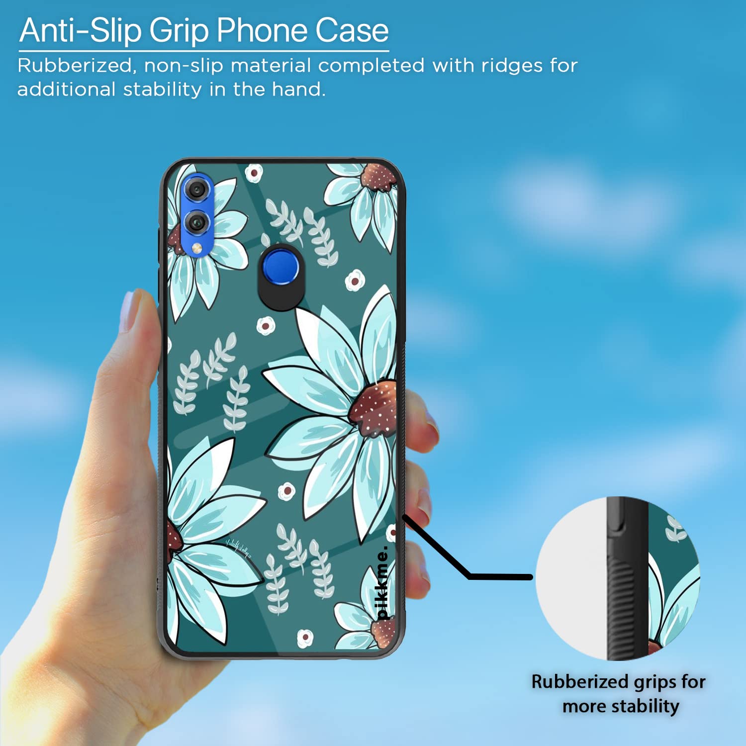 Pikkme Flower phone cover for Honor 8X – photo 5