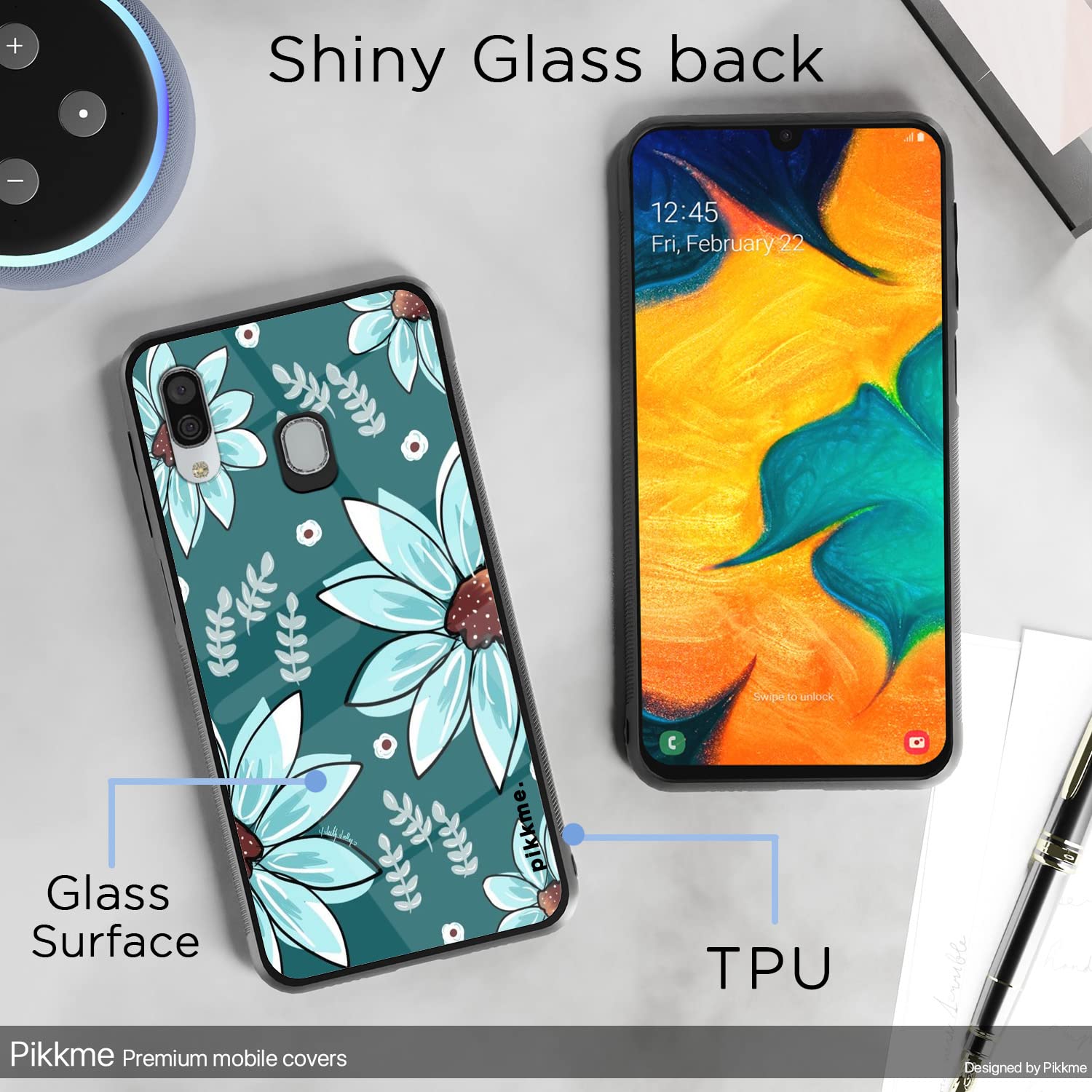 Flower Phone cover for Samsung A20/A30/M10s – Pikkme – photo 3