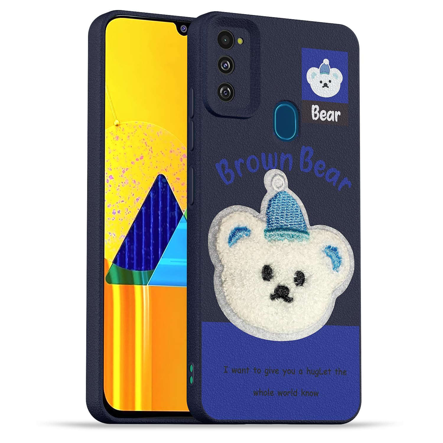 Blue mobile cover for Samsung M30s/M21/M21 2021 – Pikkme
