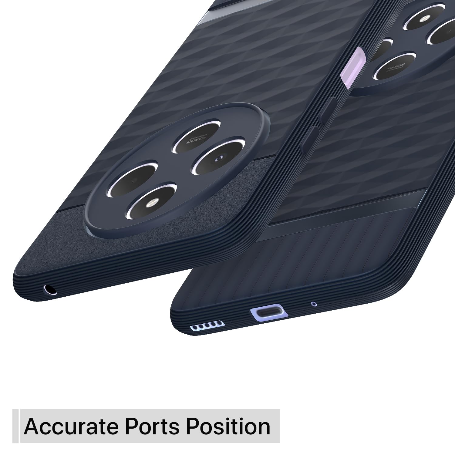 Pikkme Redmi 14c 5G / Redmi A4 5G / Poco C75 5G Gencase Back Cover (Blue)