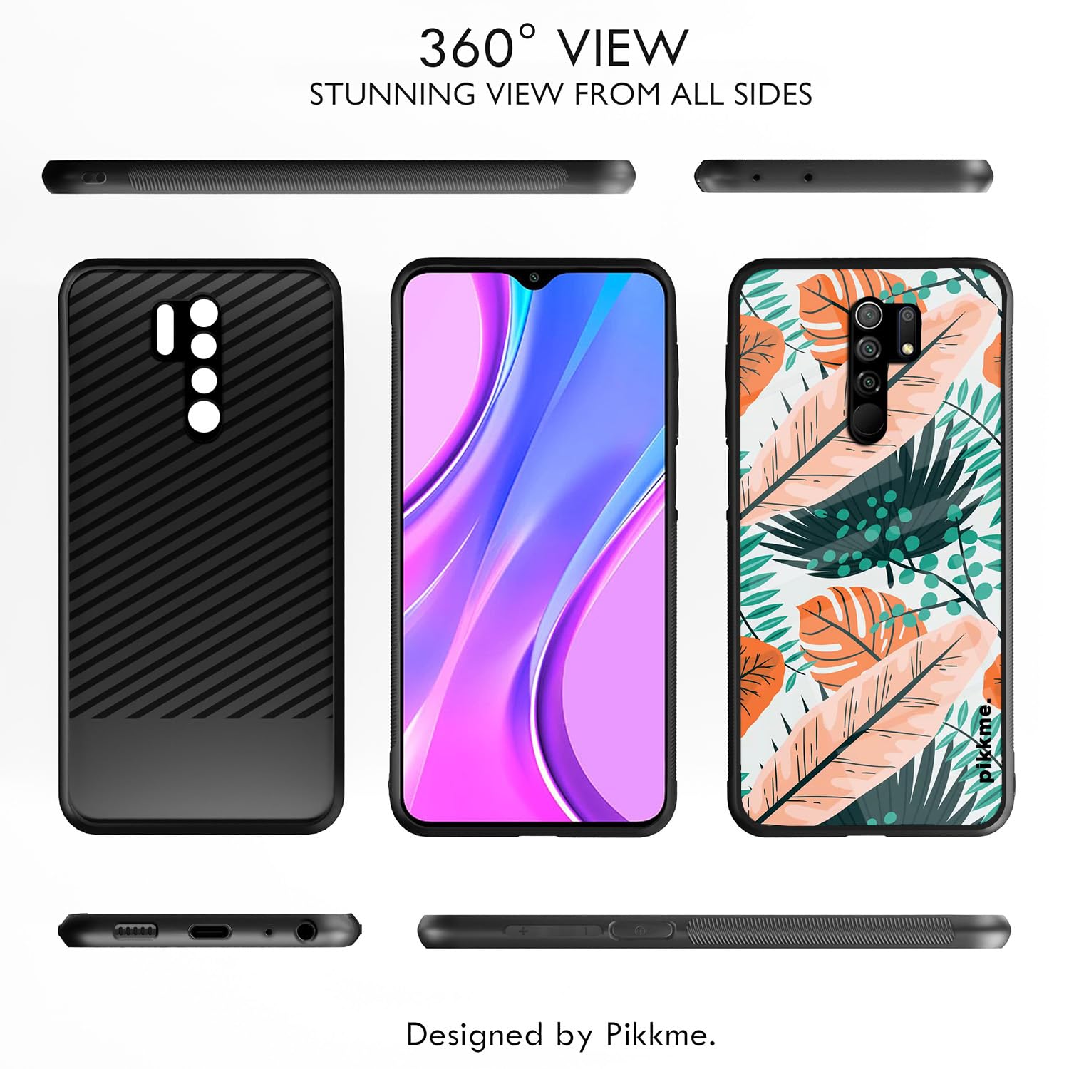 Pikkme Flower phone cover for Redmi 9 Prime – photo 2