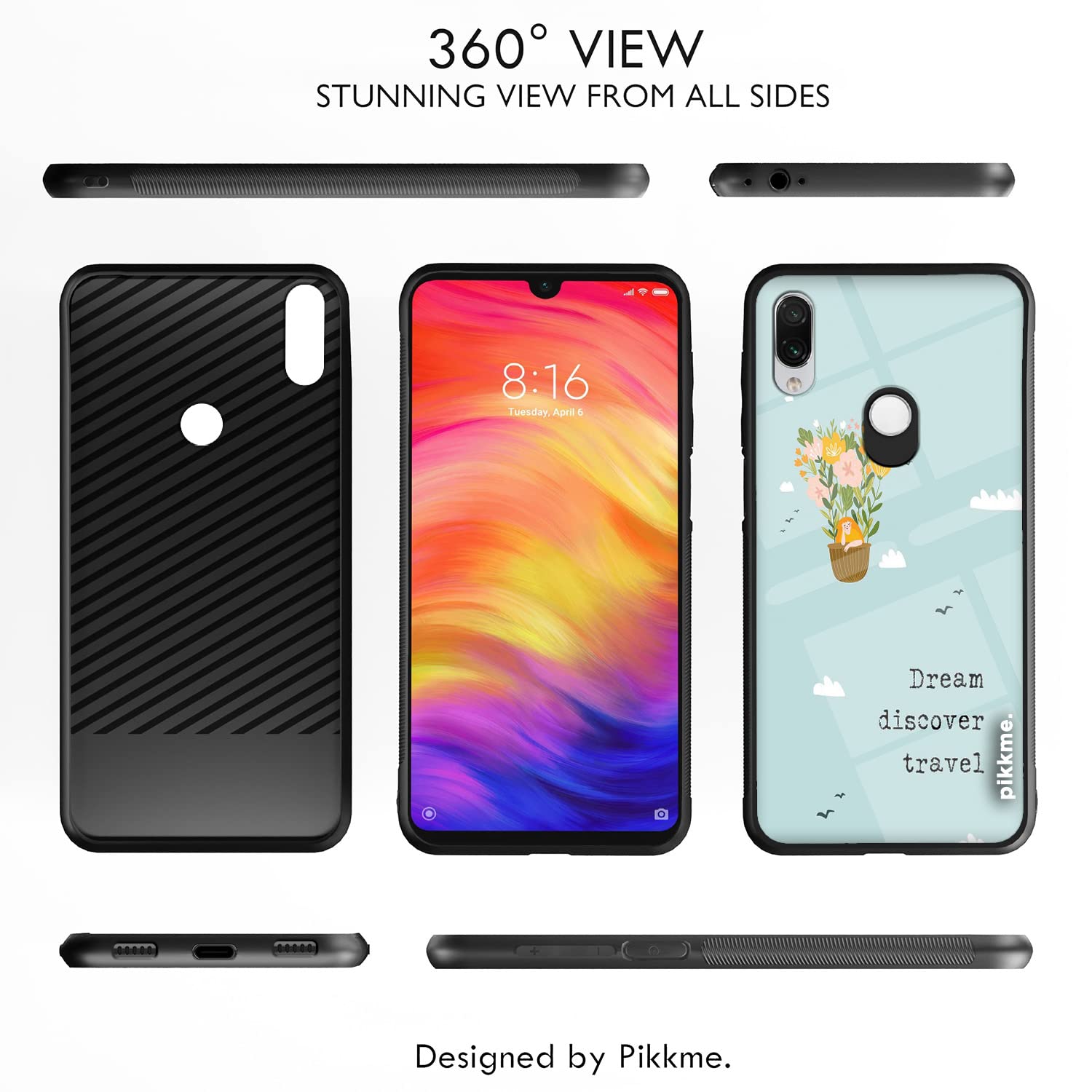 Redmi Note 7/Note 7 Pro/Note 7s Hybrid mobile back cover by Pikkme – photo 2