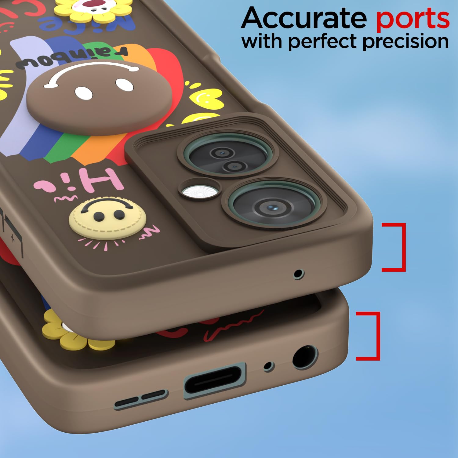 OnePlus Nord CE 3 Lite/Nord N30 5G back cover in brown by Pikkme – photo 4