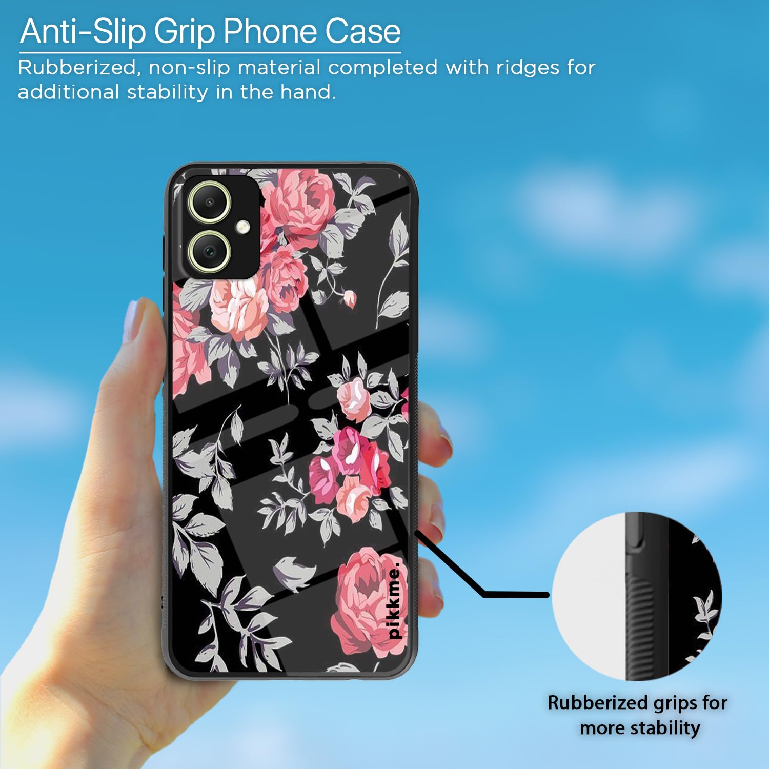 Samsung A05/M05/F05 Flower phone cover by Pikkme – photo 5