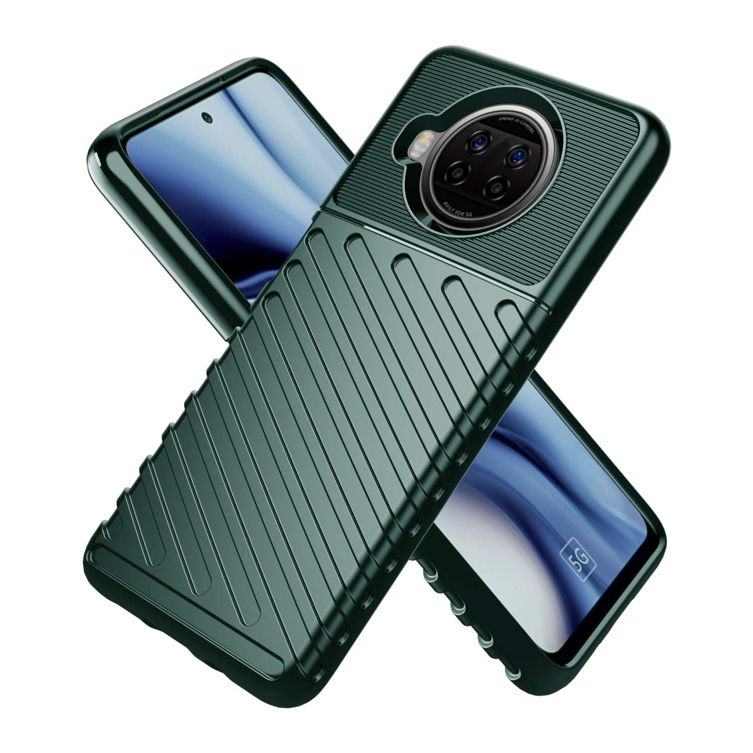 Pikkme green Matte phone cover for Mi 10i