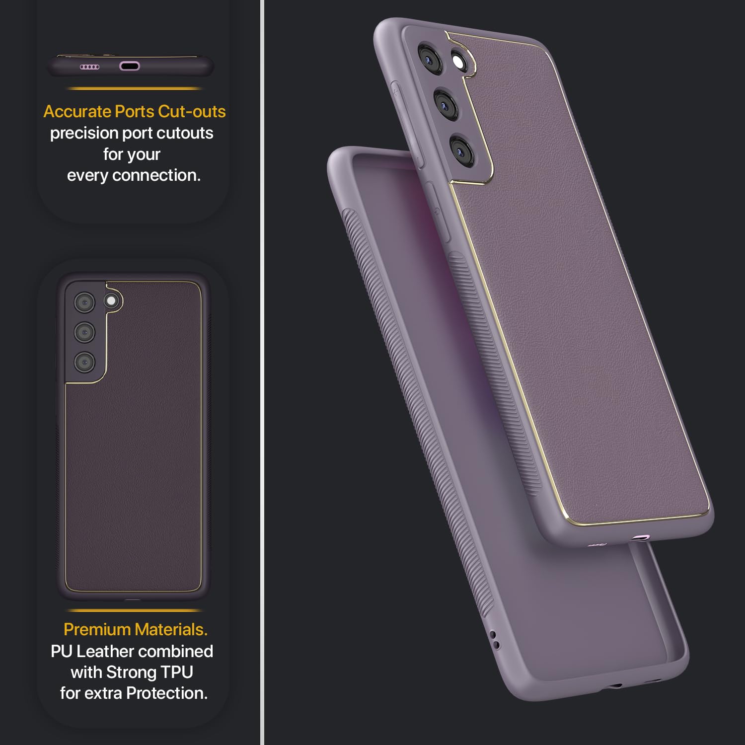 Pikkme purple mobile cover for Samsung S21 FE 5G – photo 2