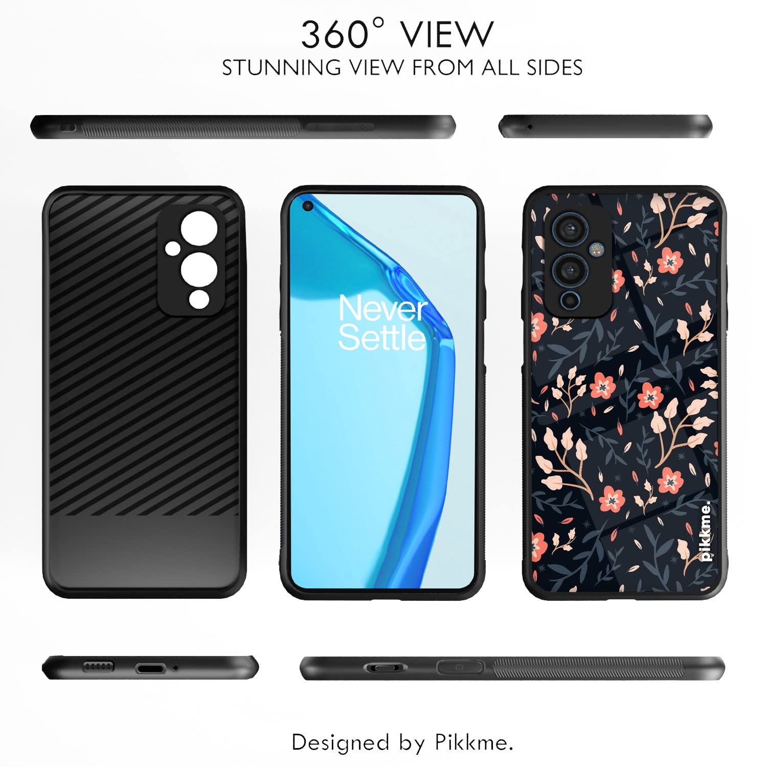 Pikkme OnePlus 9 Flower mobile back cover – photo 2