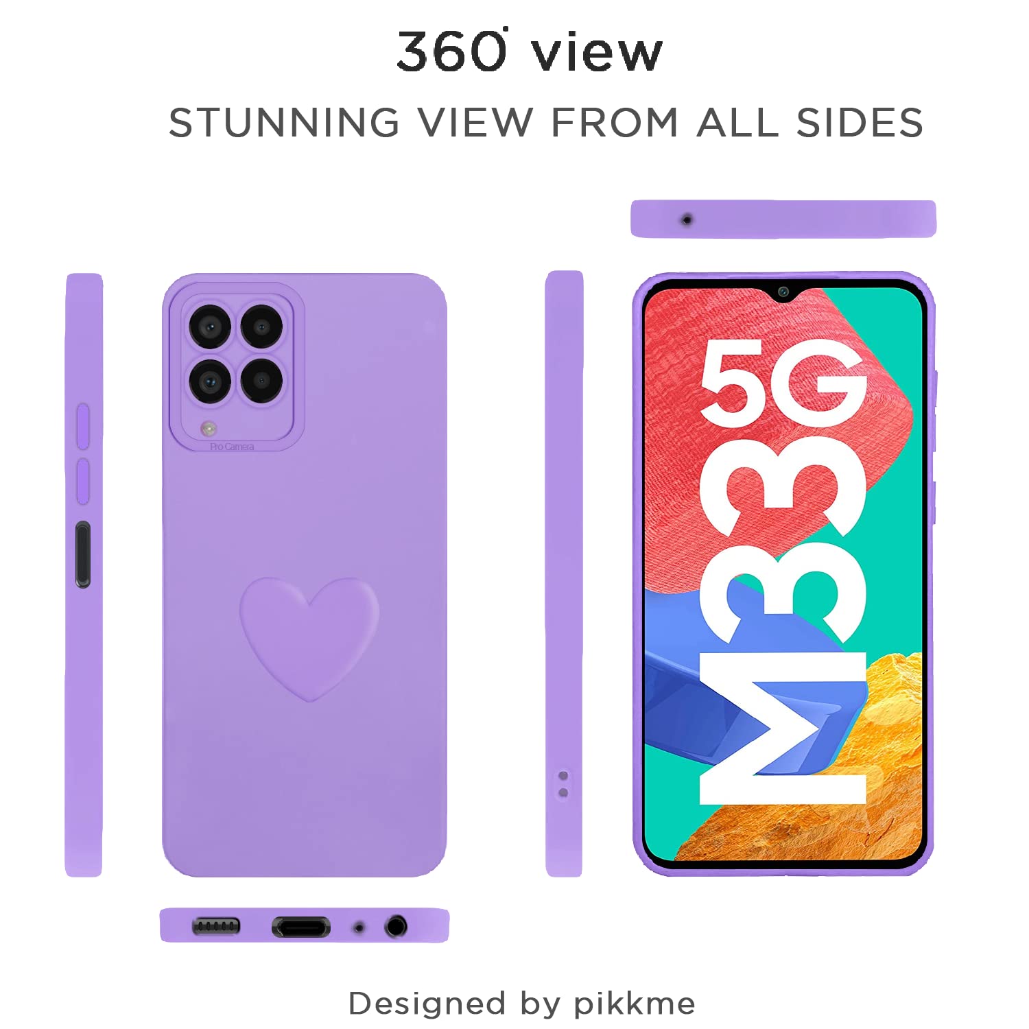 Pikkme purple back cover for Samsung M33 5G – photo 2