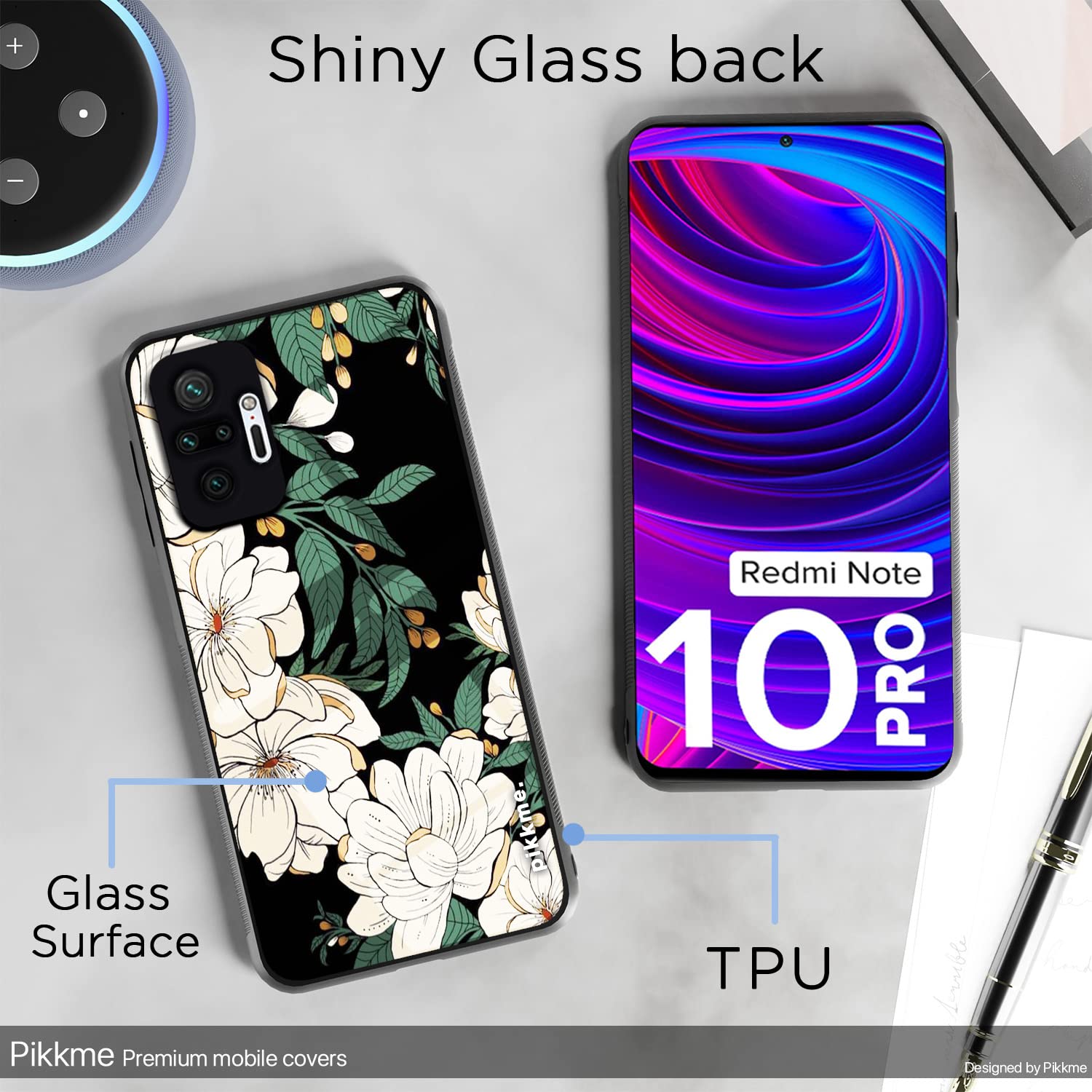 Pikkme Redmi Note 10 Pro/Note 10 Pro Max Flower mobile cover – photo 3