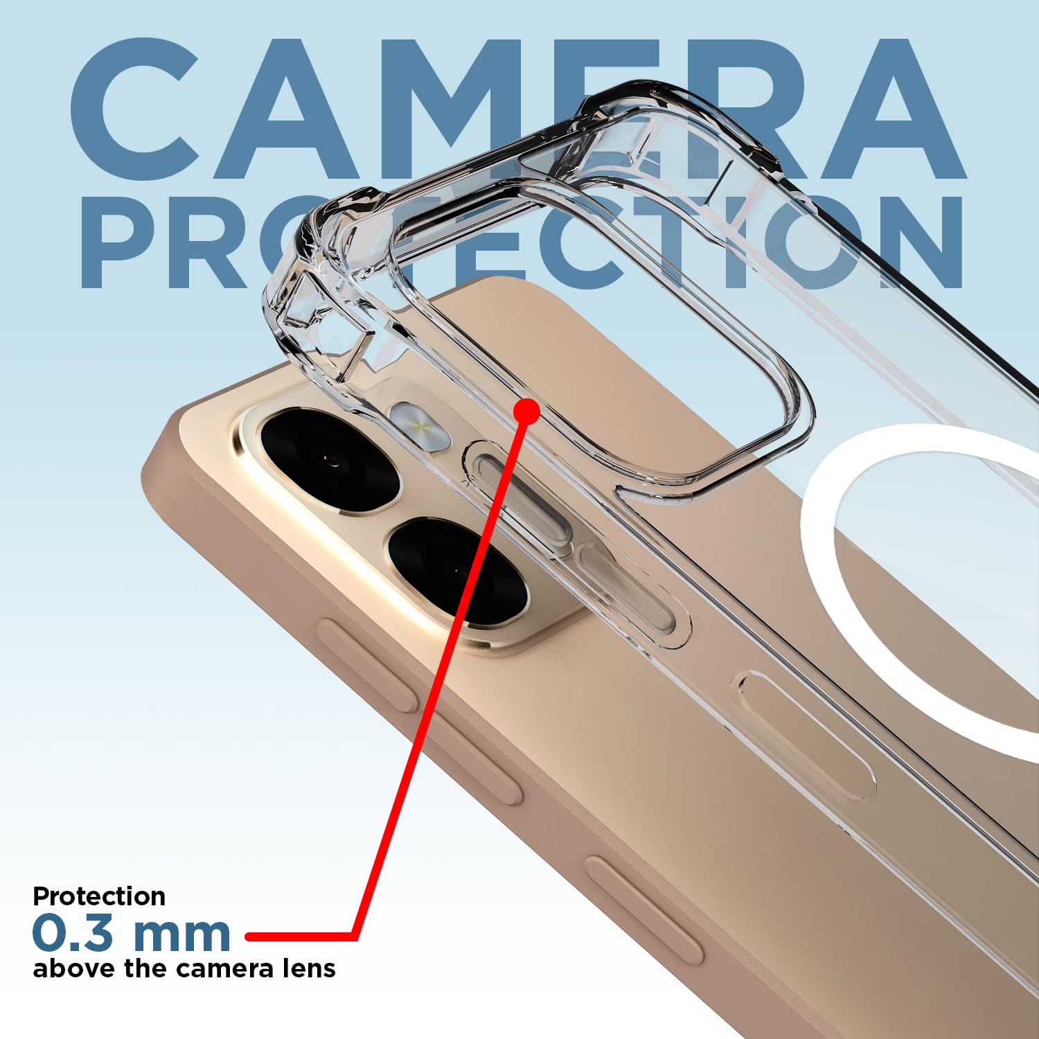 Pikkme transparent mag-safe back cover for Oppo A6 Pro 5G – photo 5