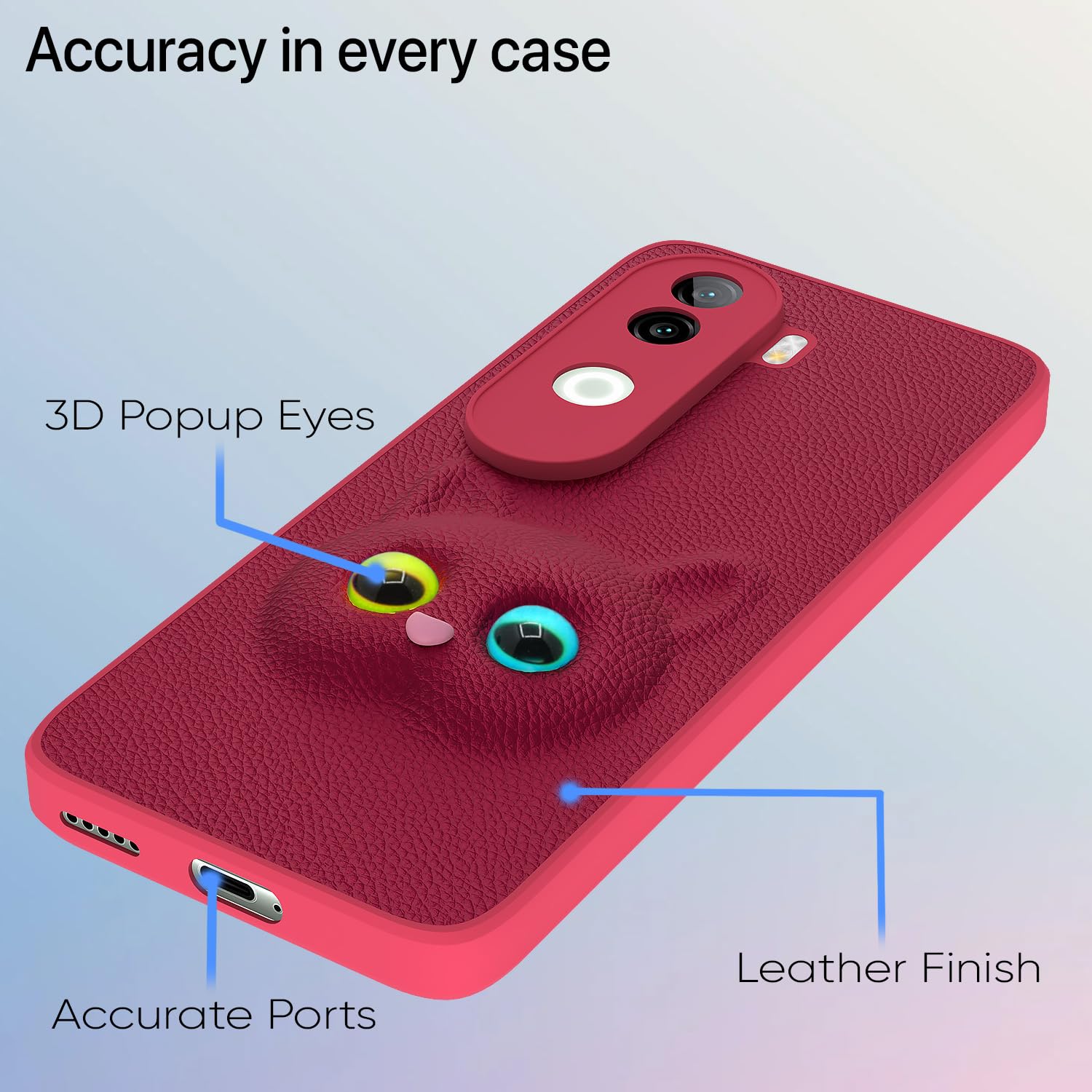 iQOO Z9s/Vivo V40e 5G Kitty back cover in pink by Pikkme – photo 4
