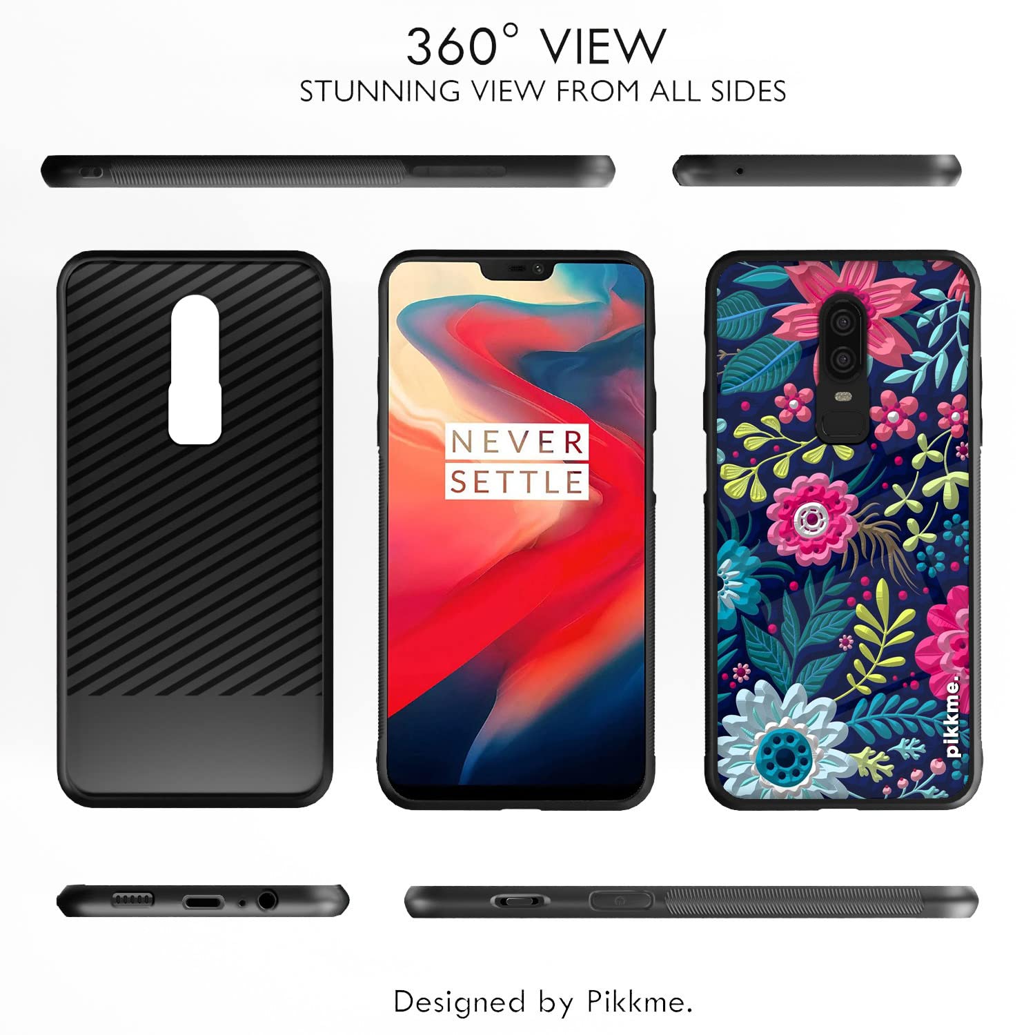 Pikkme Flower mobile cover for OnePlus 6 – photo 2