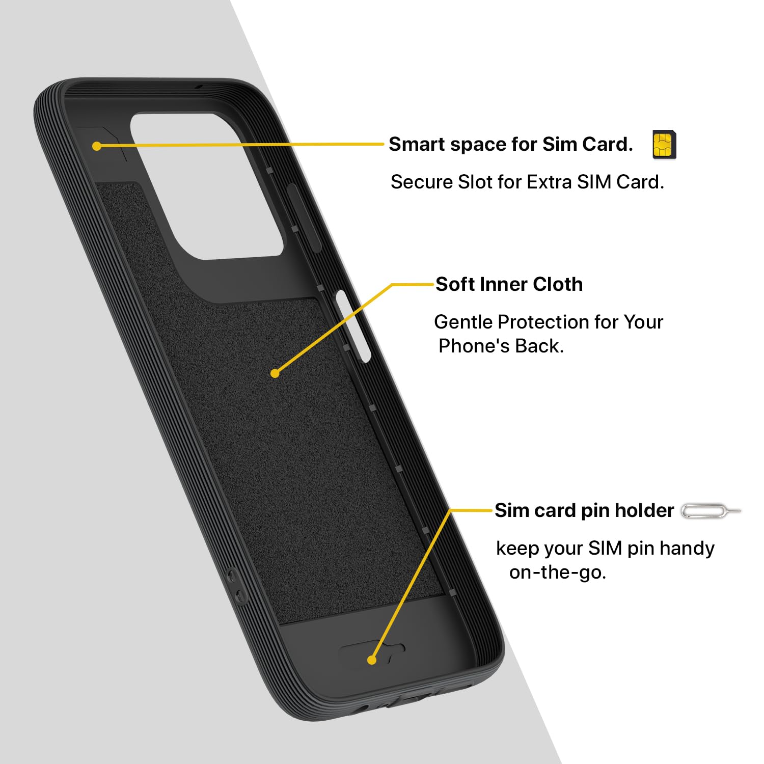 Pikkme grey Silicone mobile back cover for Moto G67 Power/G57 Power 5G – photo 6