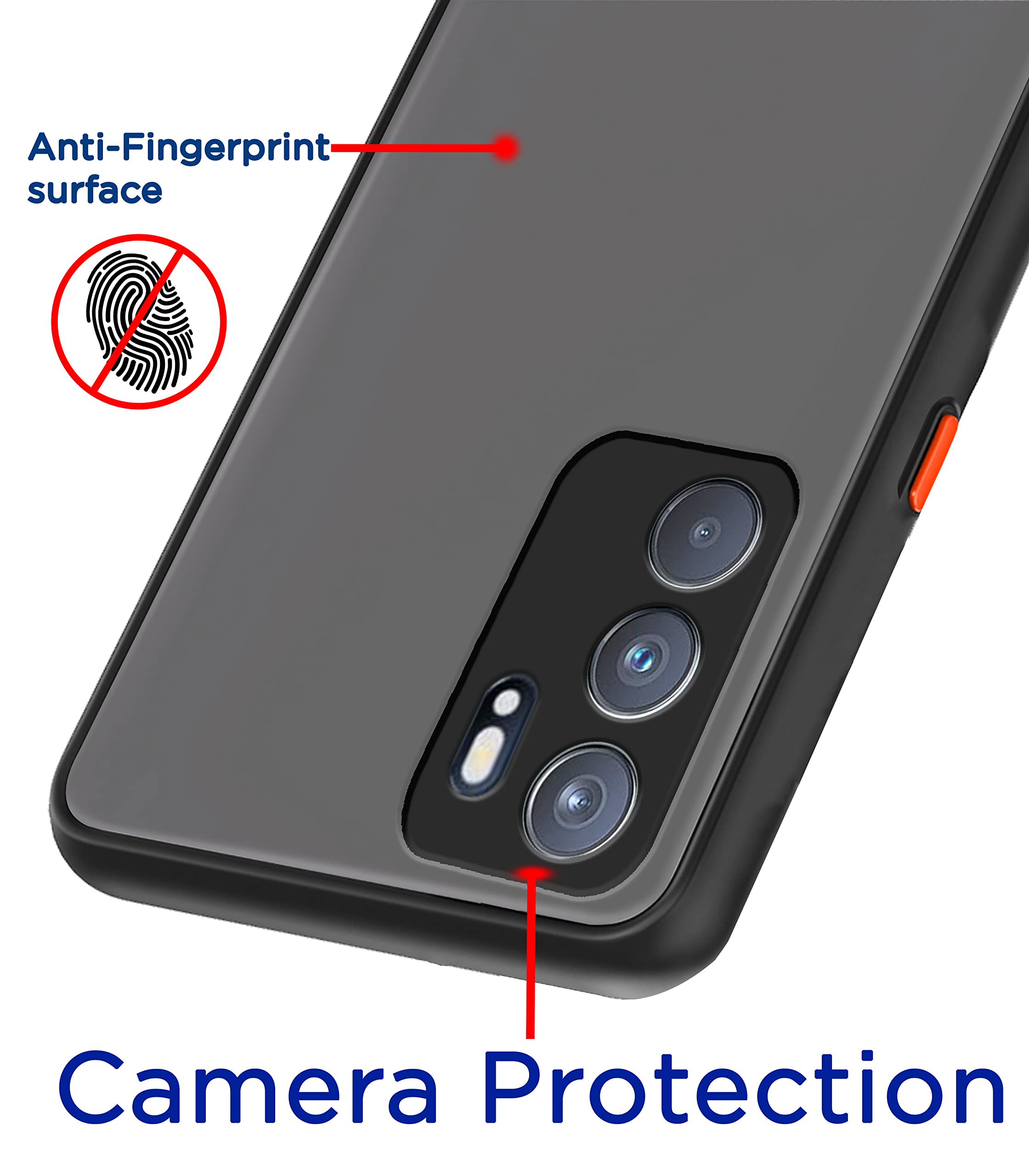 Pikkme black Hybrid back cover for Oppo Reno 6 5G – photo 2
