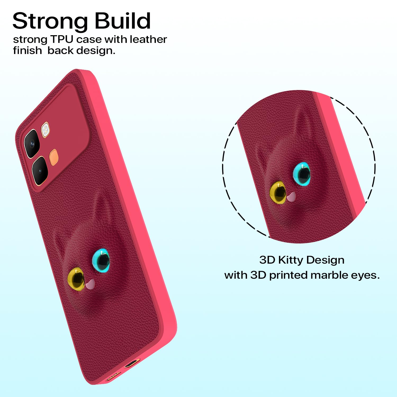 Pikkme pink Kitty phone cover for Infinix Note Edge 5G – photo 2