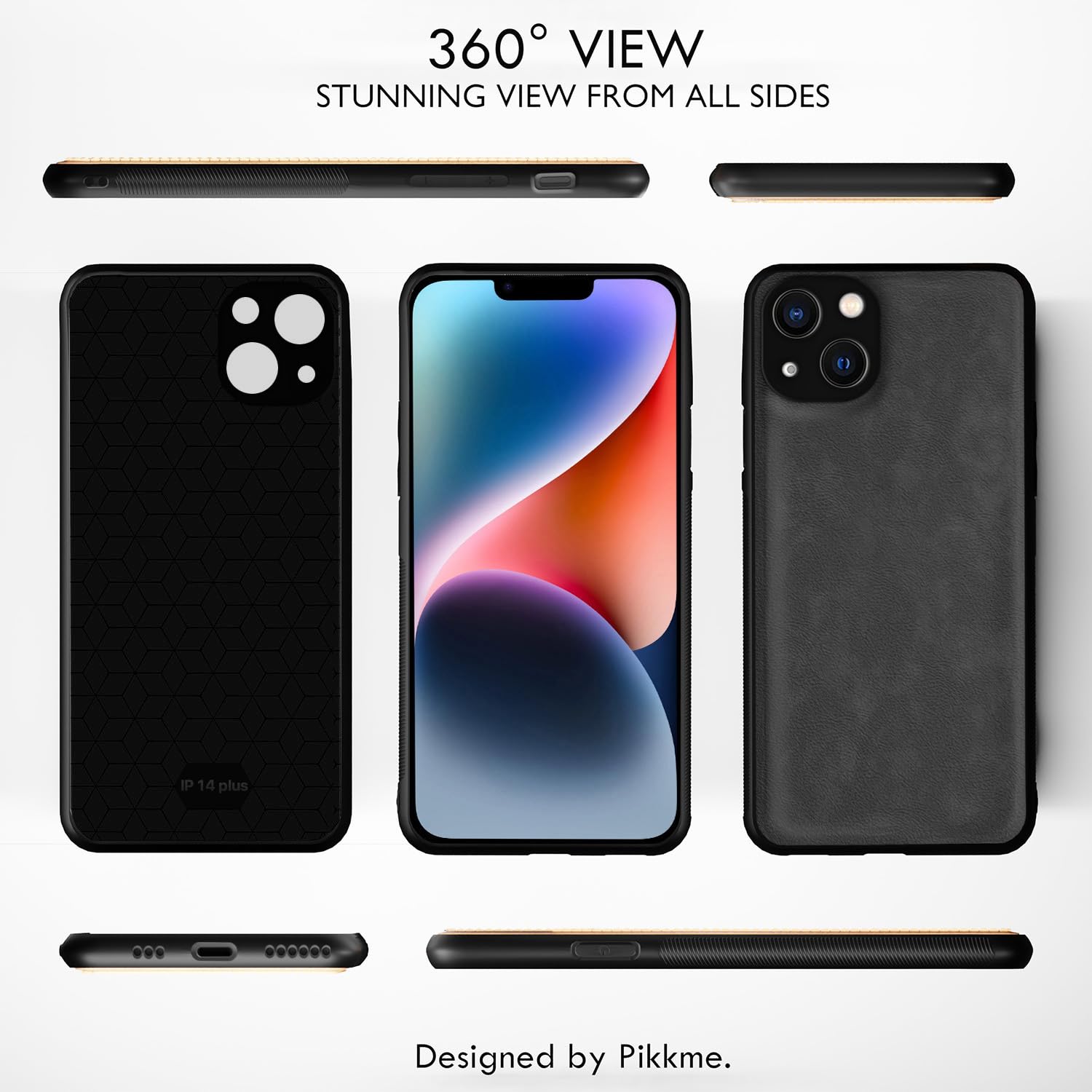 Grey mobile back cover for iPhone 14 Plus – Pikkme – photo 2