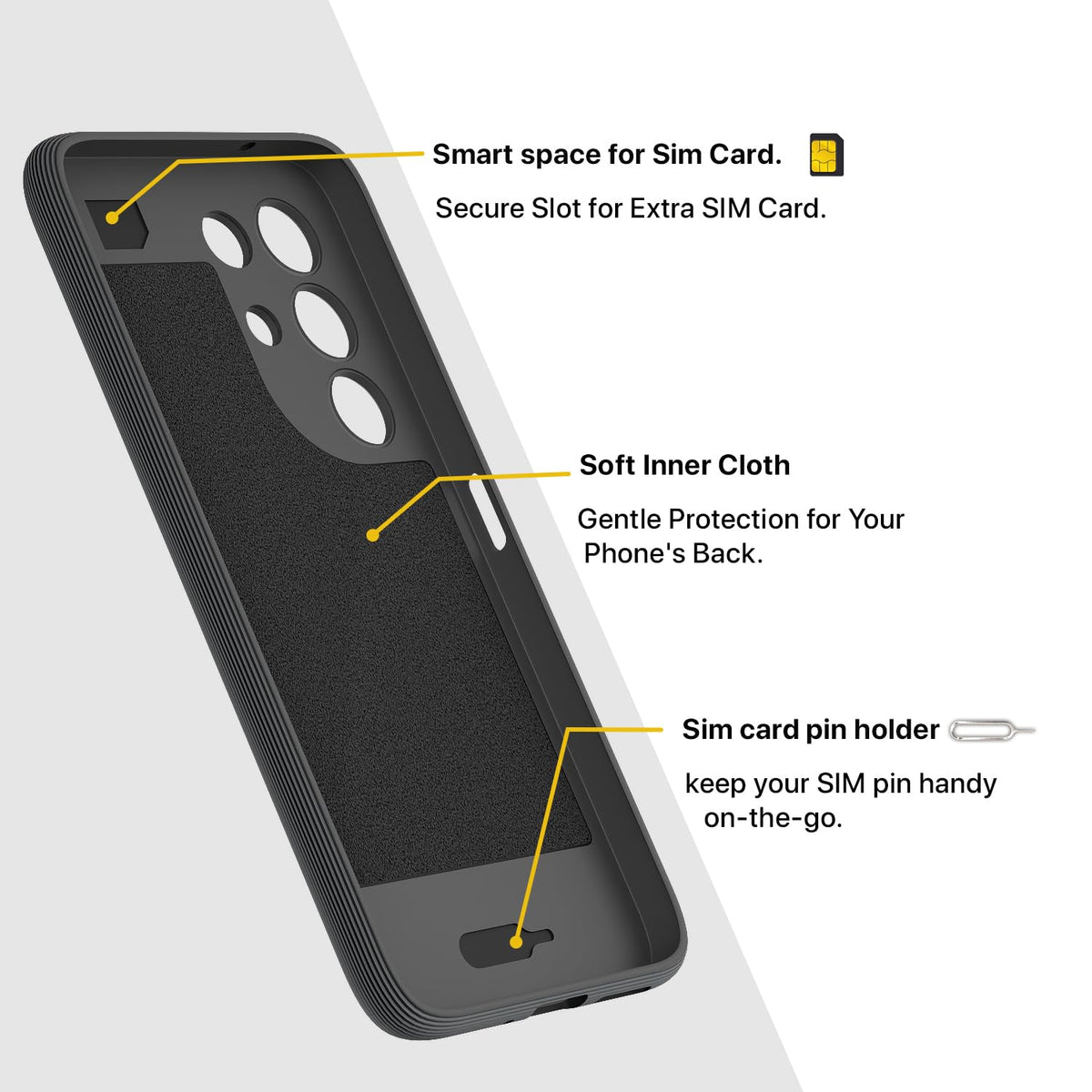 Pikkme Realme Narzo 90X/C85/15X 5G Silicone grey mobile cover – photo 6