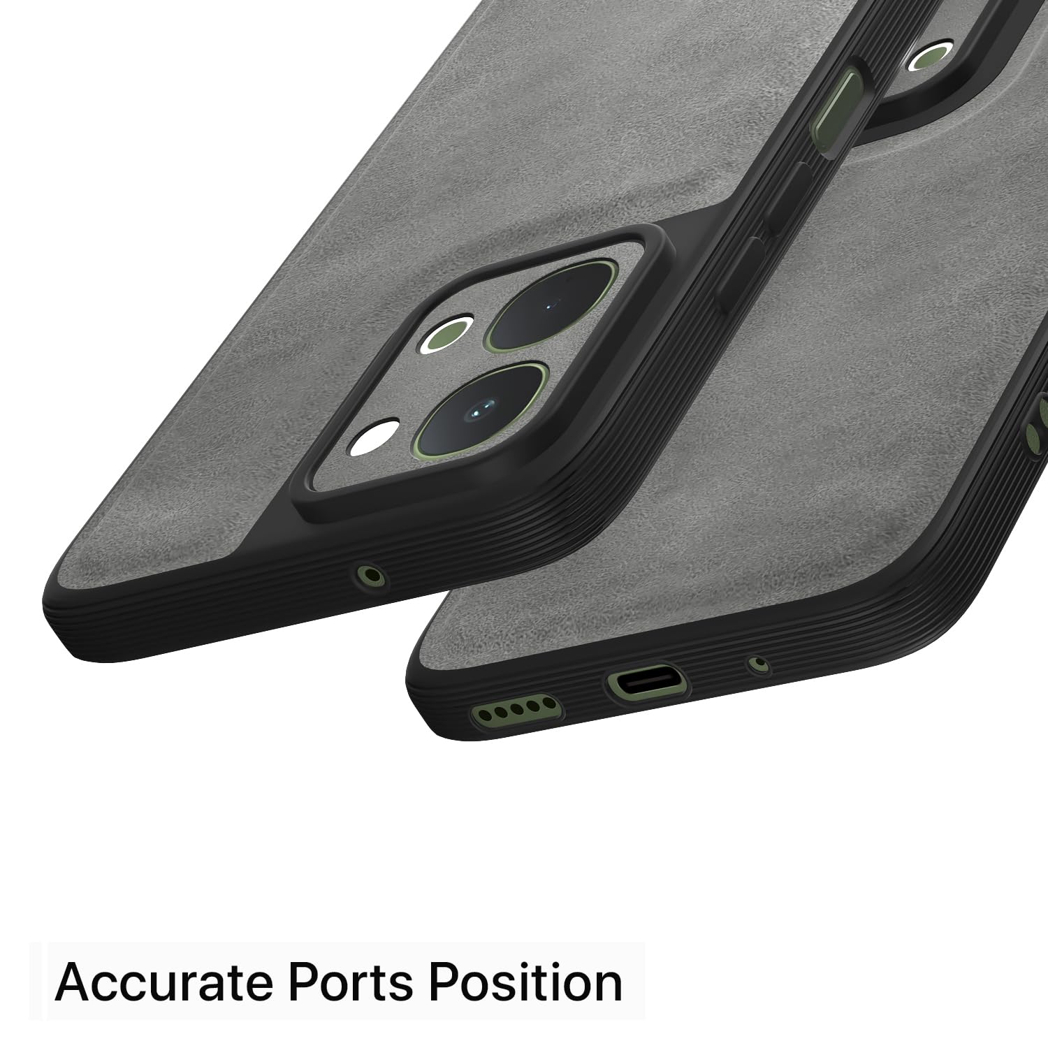 Pikkme Vivo T5x/Y51 Pro/iQOO Z11x 5G grey mobile cover – photo 4